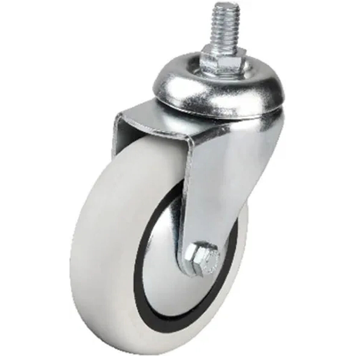 352 - 75x25 Mm Pvc Makaralı Vidalı Teker 4 Adet