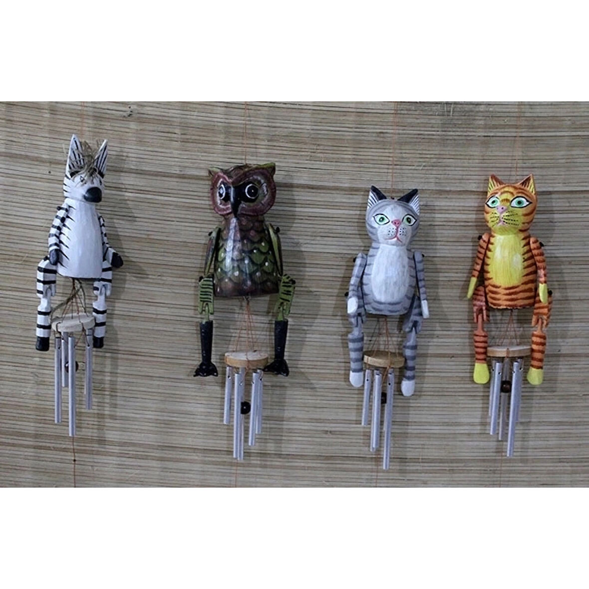 Ahşap Hayvan Figürlü Çan No:2