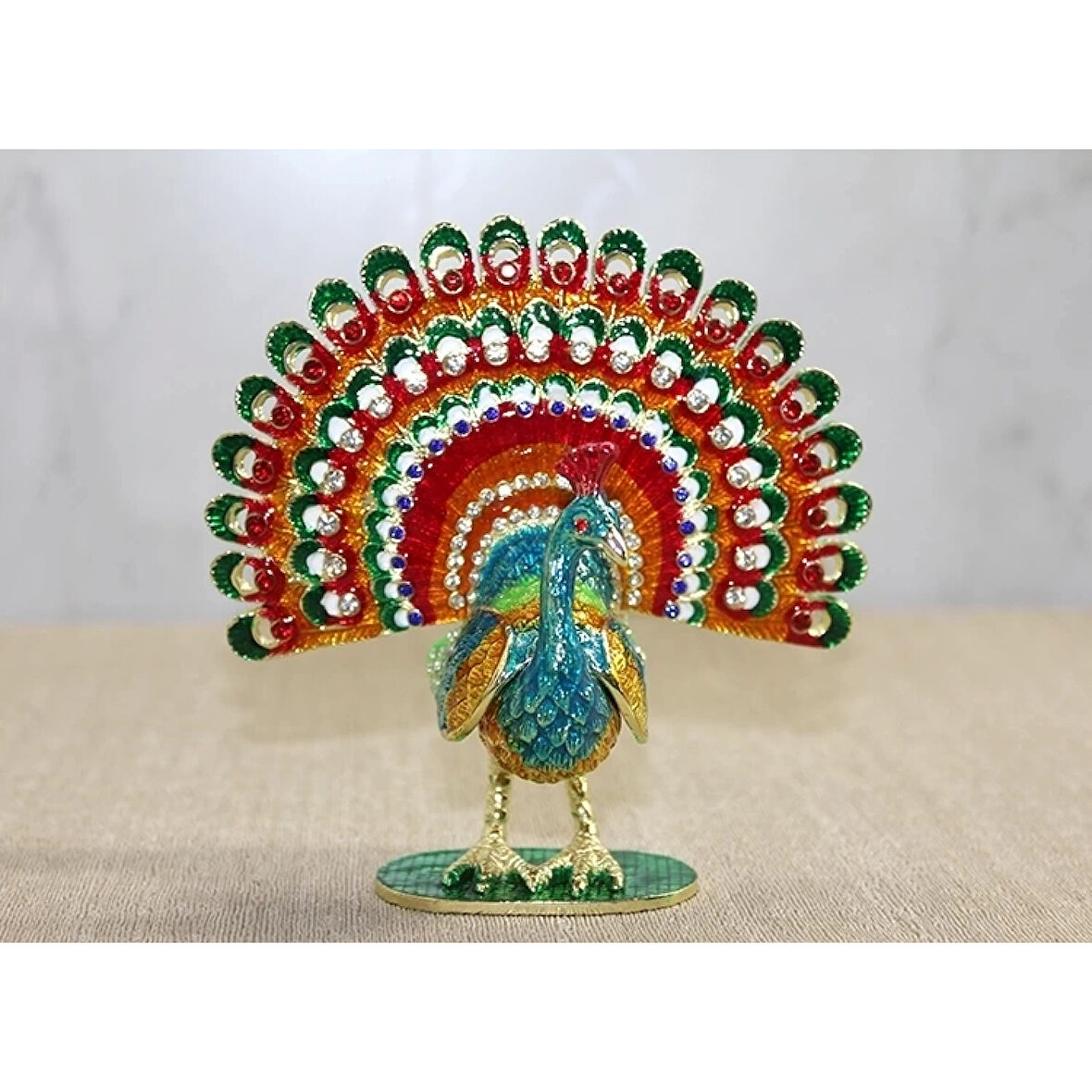 Swaroski Tavuskuşu Alk3829