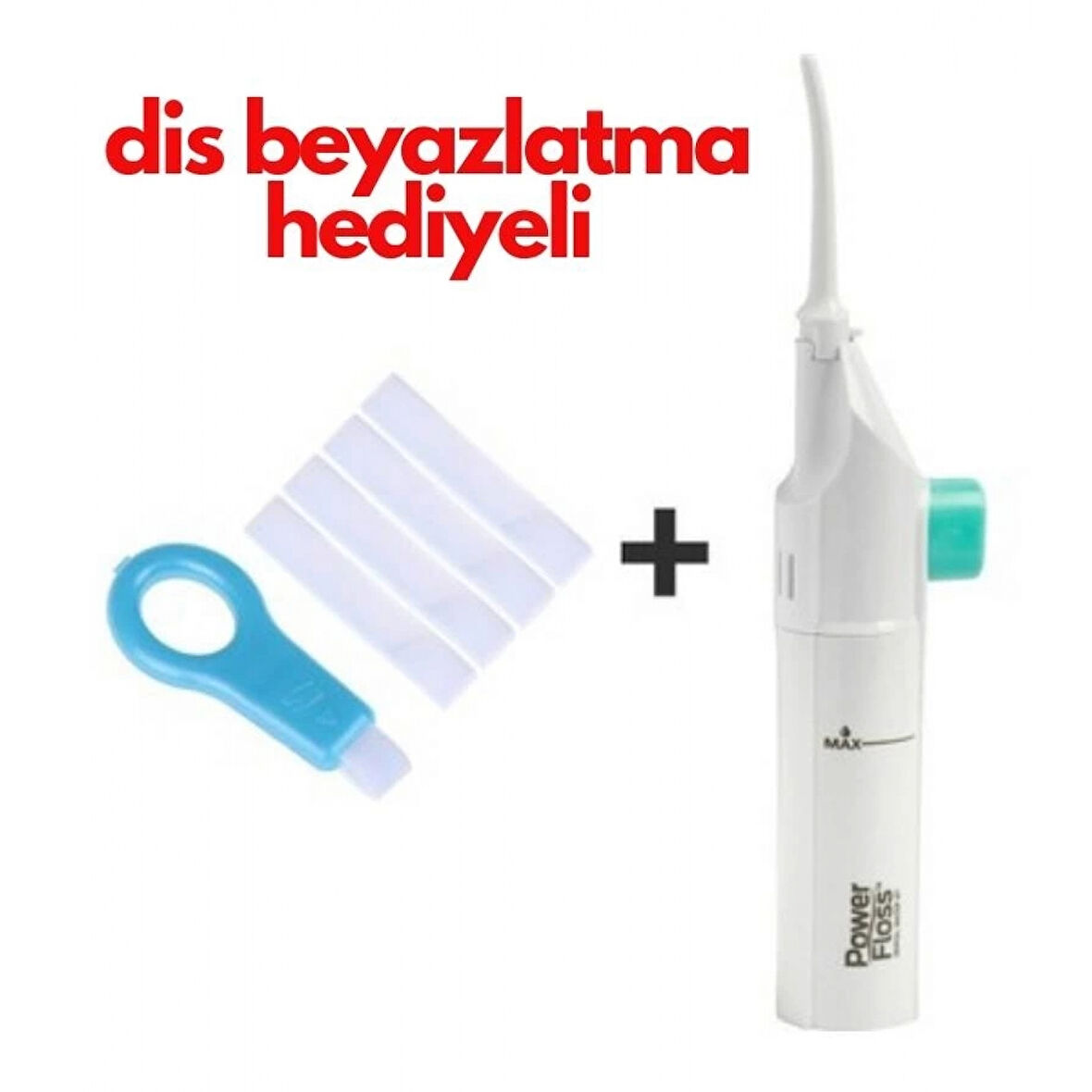 Power Floss Mekanik Diş Ve Ağız Temizleme Aleti Ve Diş Beyazlatma Seti