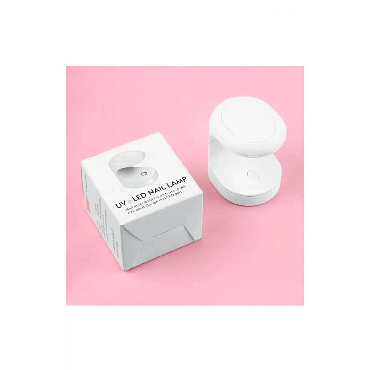 Mini Uv Led Işık Oje Tırnak Kurutucu Tasarımlı Express Protez Tırnak Kiti Kurutma Cilası