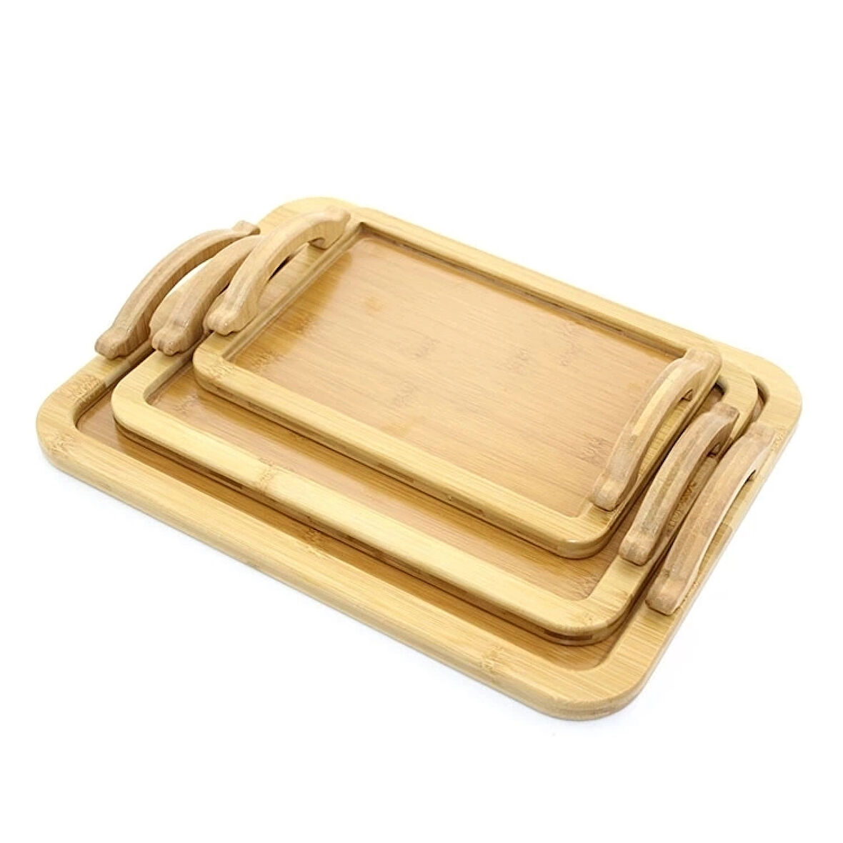 3'lü Bambu Tepsi Alk2165