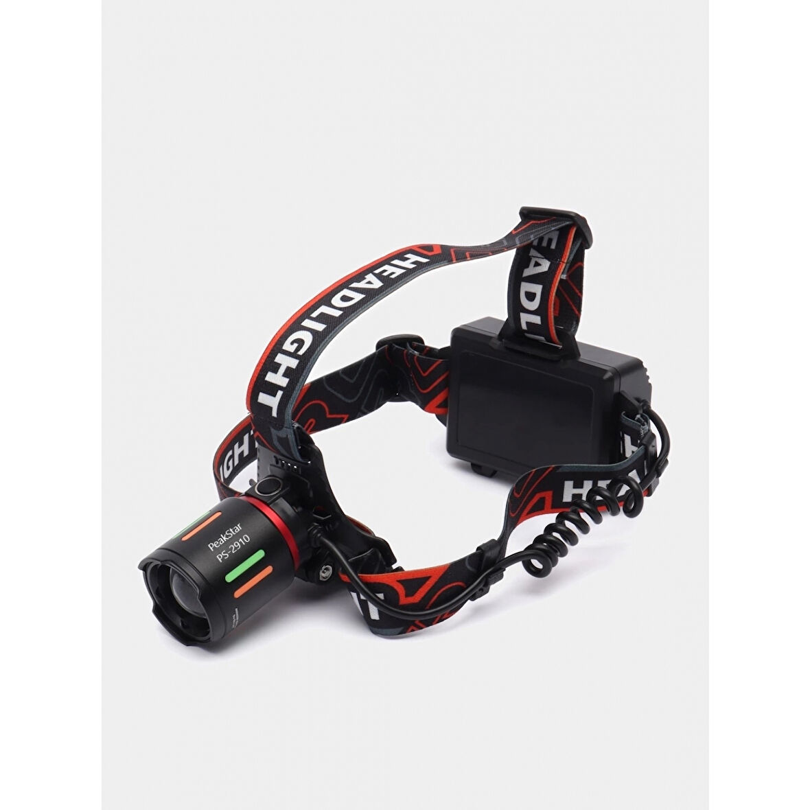 Ps-2910 Şarjlı Profesyonel Zoomlu Kamp Avcı Balıkçı Kafa Lambası Feneri