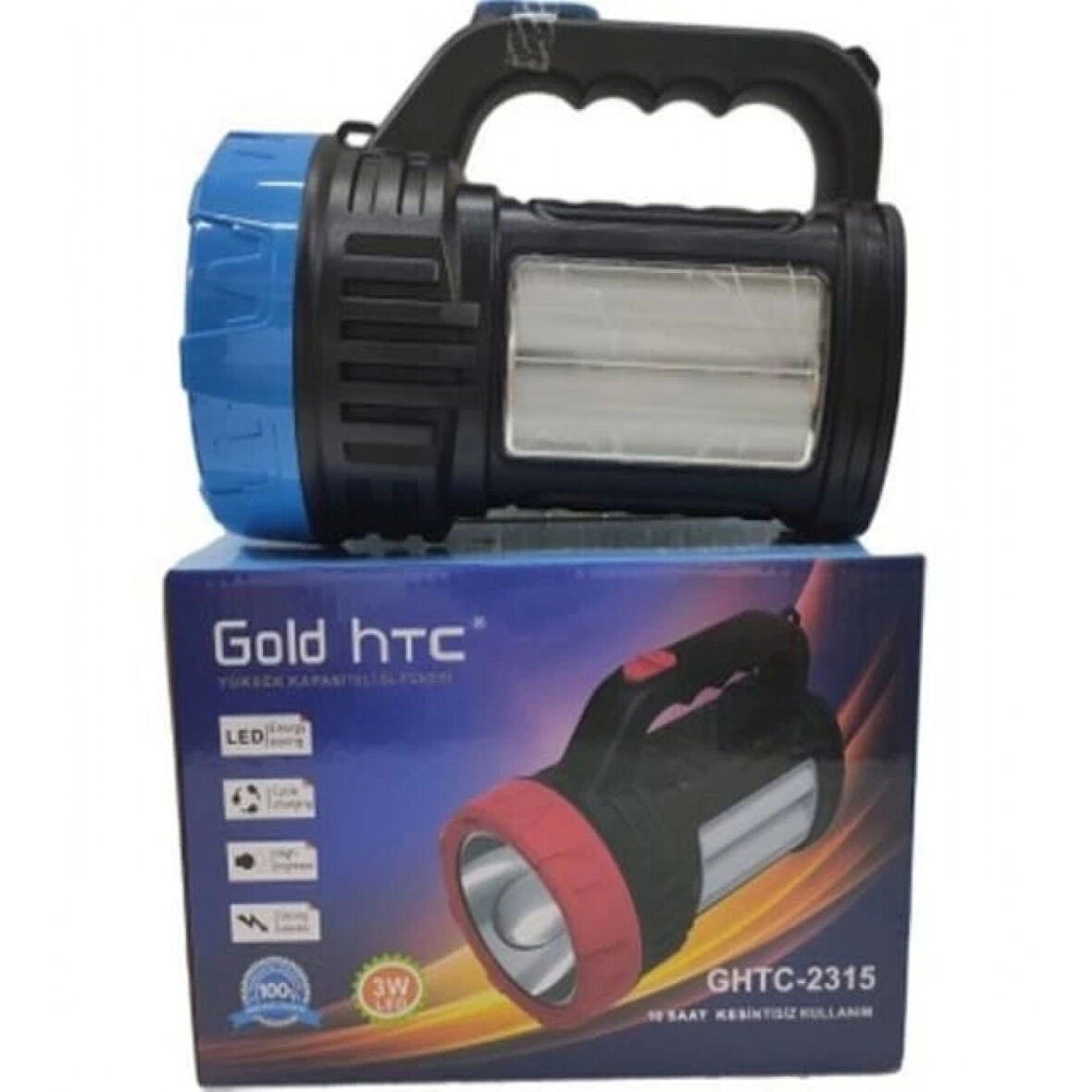 Kullanımı Kolay Şarj Edilebilir 3 Watt Led Ghtc-2315 El Feneri