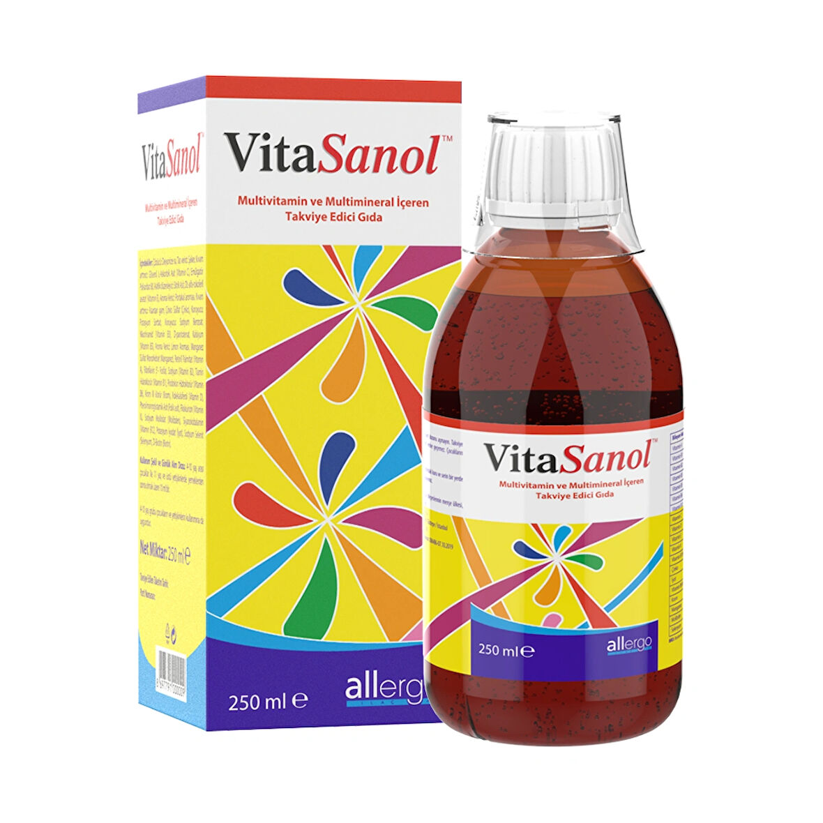 VitaSanol Şurup 250 ml | Multivitamin ve Multimineral 