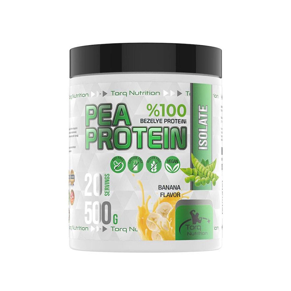 Pea Protein %100 Bezelye Proteini 500 Gr - Muz