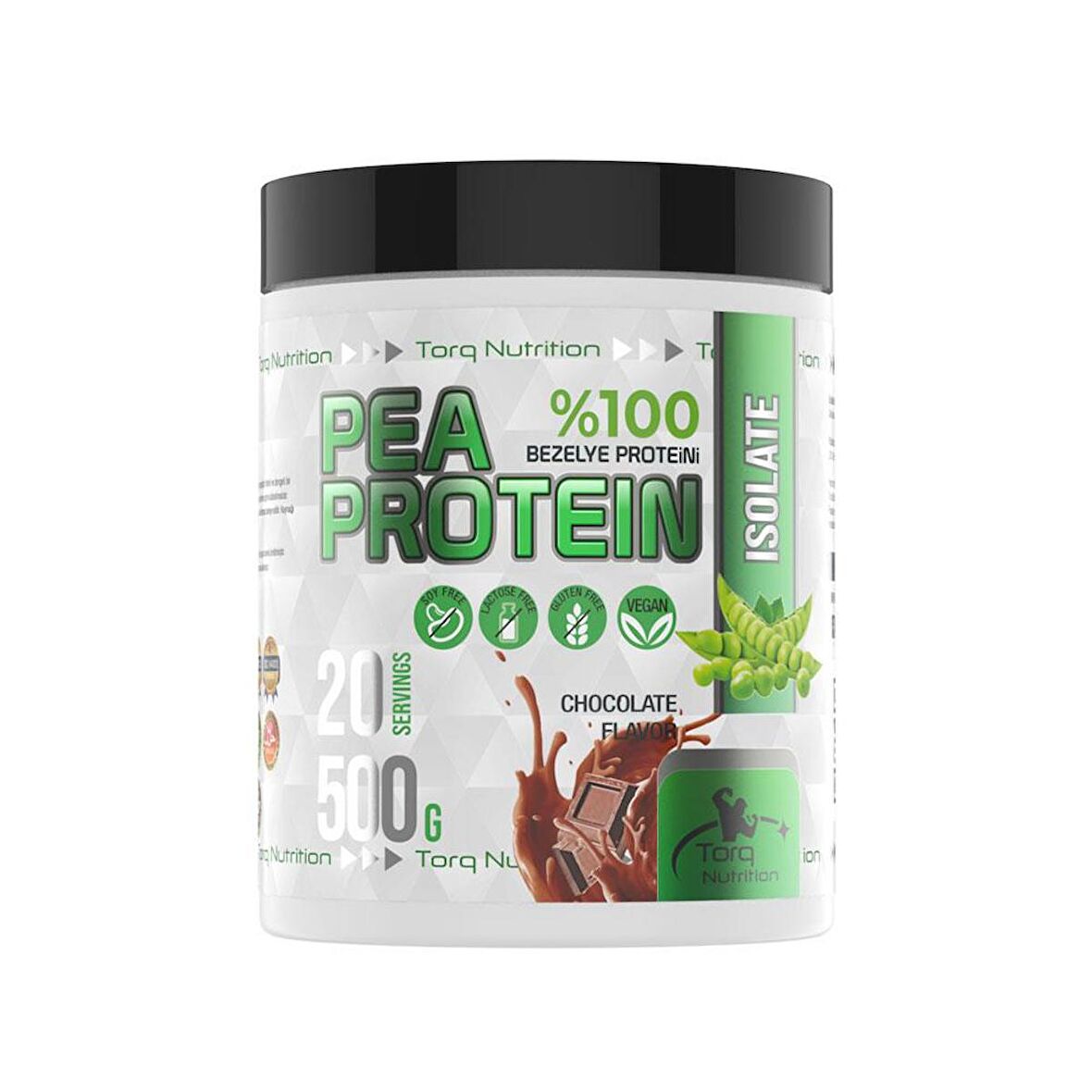 Pea Protein %100 Bezelye Proteini 500 Gr - Çikolata