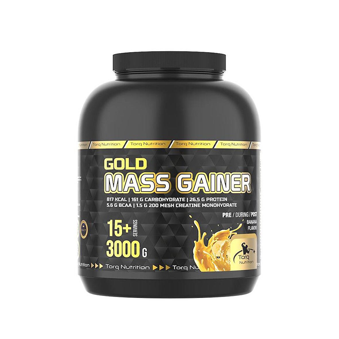 Gold Mass Gainer Karbonhidrat Tozu 3000 Gr - Muz Aromalı