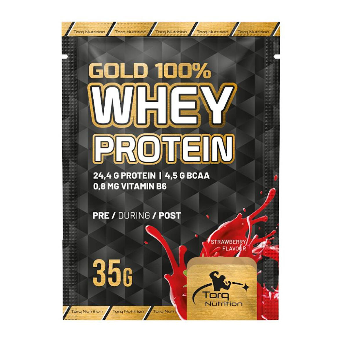 Torq Nutrition GOLD %100 Whey Protein Tozu Çilek 35 Gr Saşe