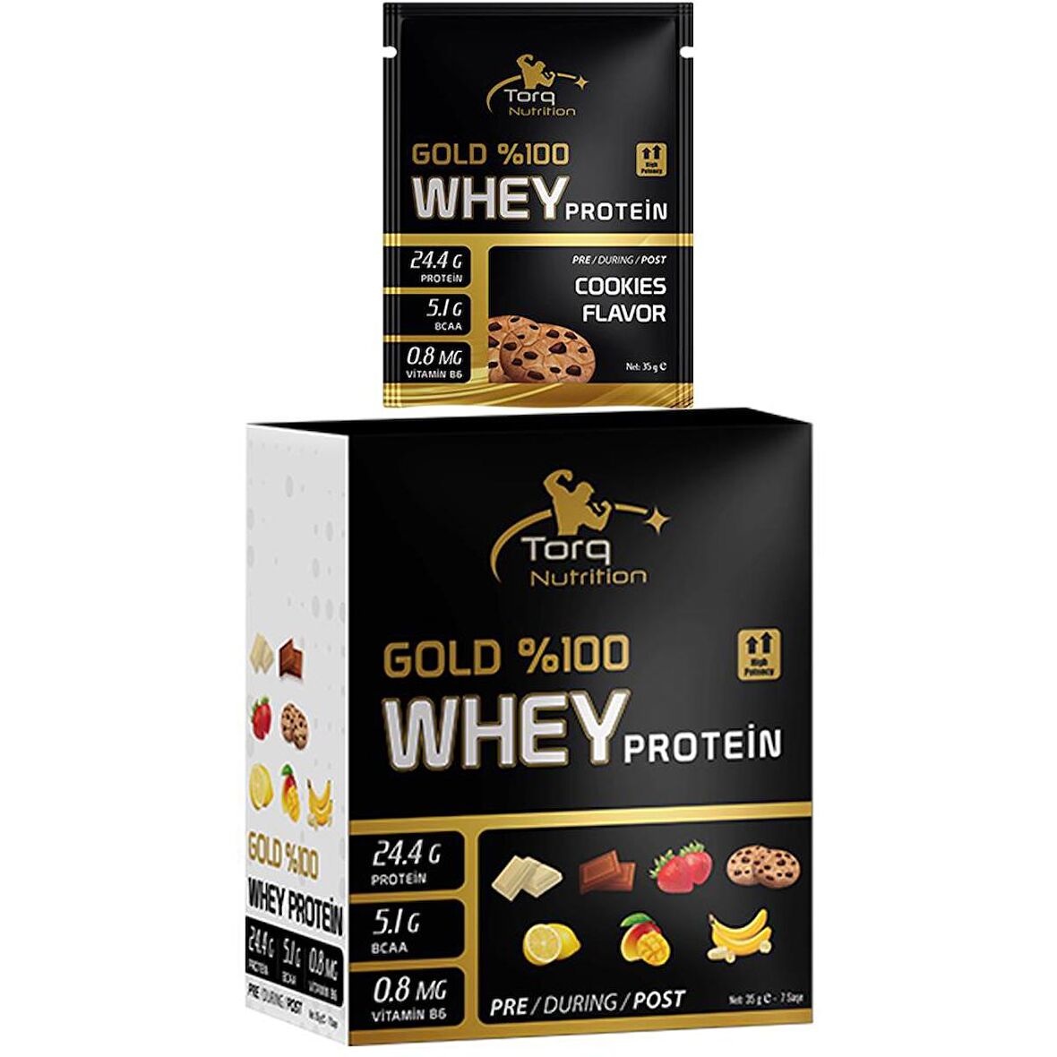 Gold Whey Protein 35 Gr x 7 SAŞE - Kurabiye