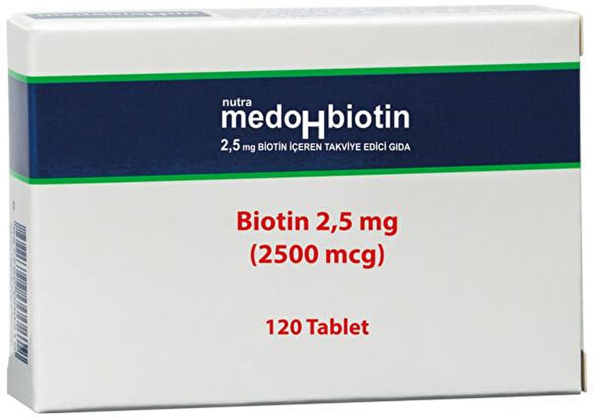 Dermoskin Medohbiotin Biotin 2,5mg 120 Tablet