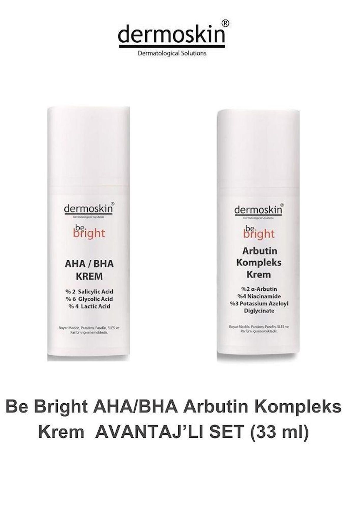 Be Bright Arbutin Kompleks Cream & AHA/BHA Cream 33 ml