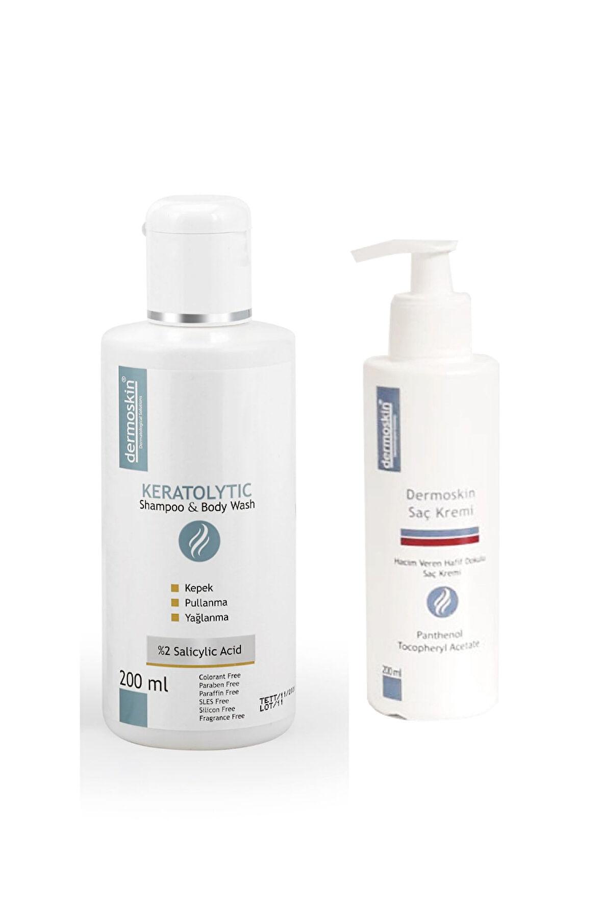 Keratolytic Saç Ve Vücut Şampuanı + Saç Kremi Hediyeli Avantaj Paket 200 Ml