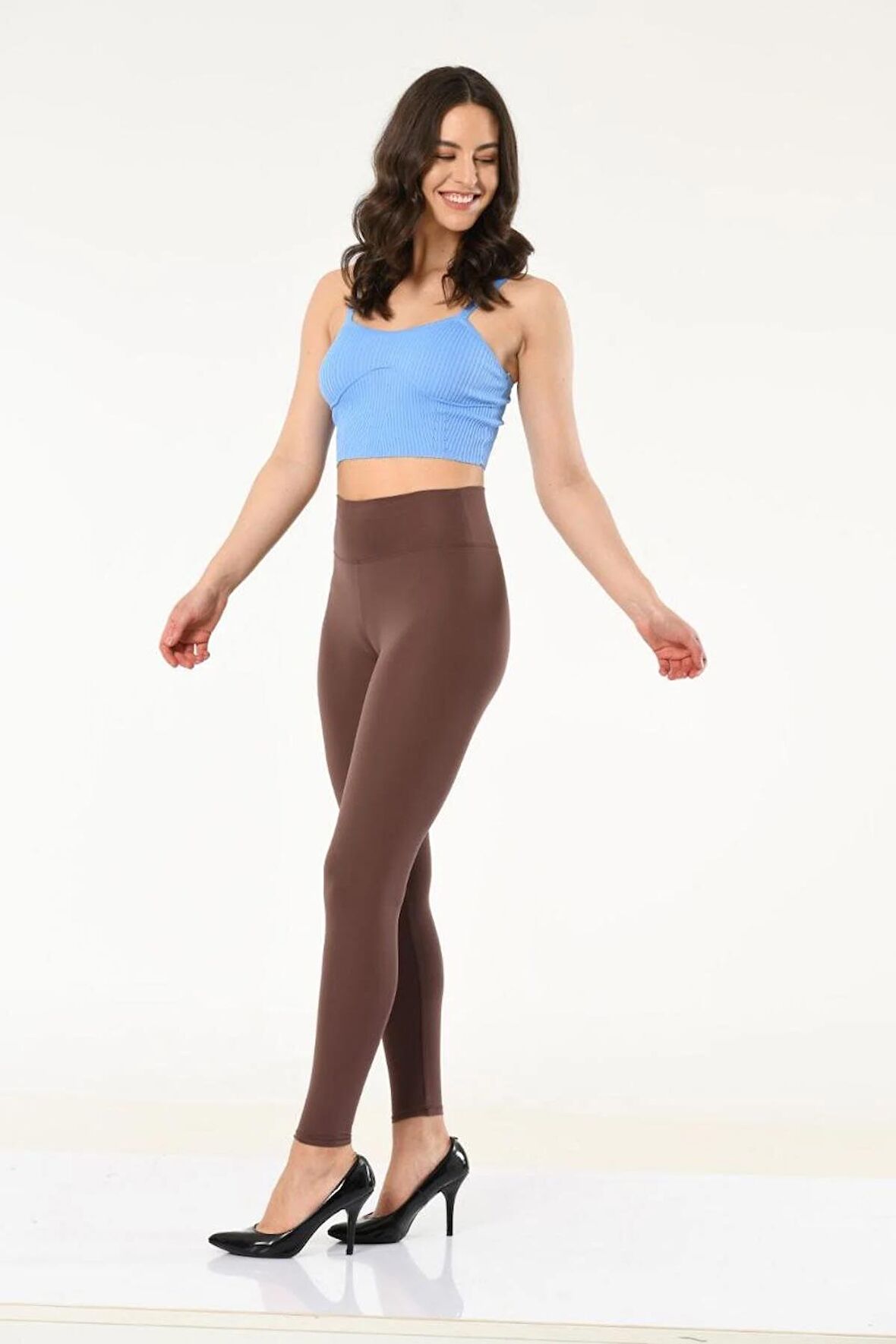 Yüksek Bel Dalgıç Tayt LS5567