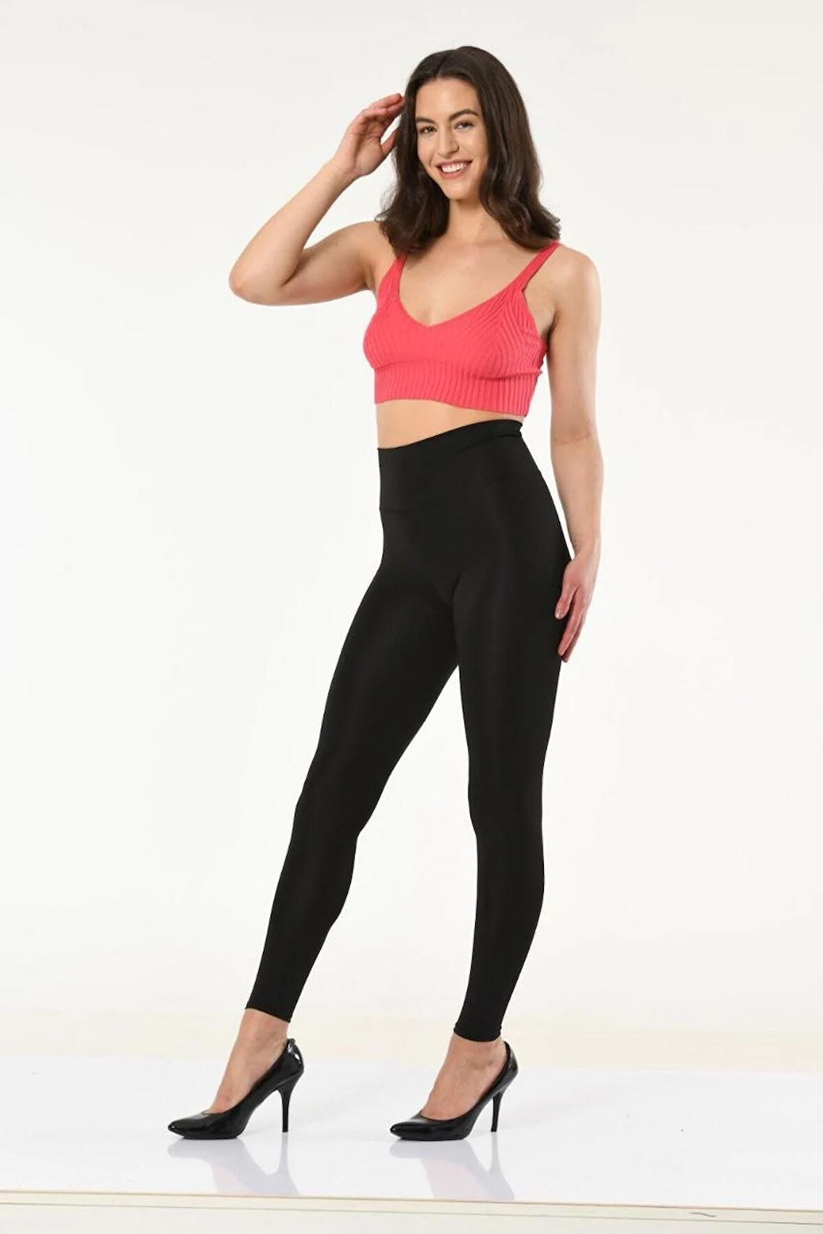 Yüksek Bel Dalgıç Tayt LS5567