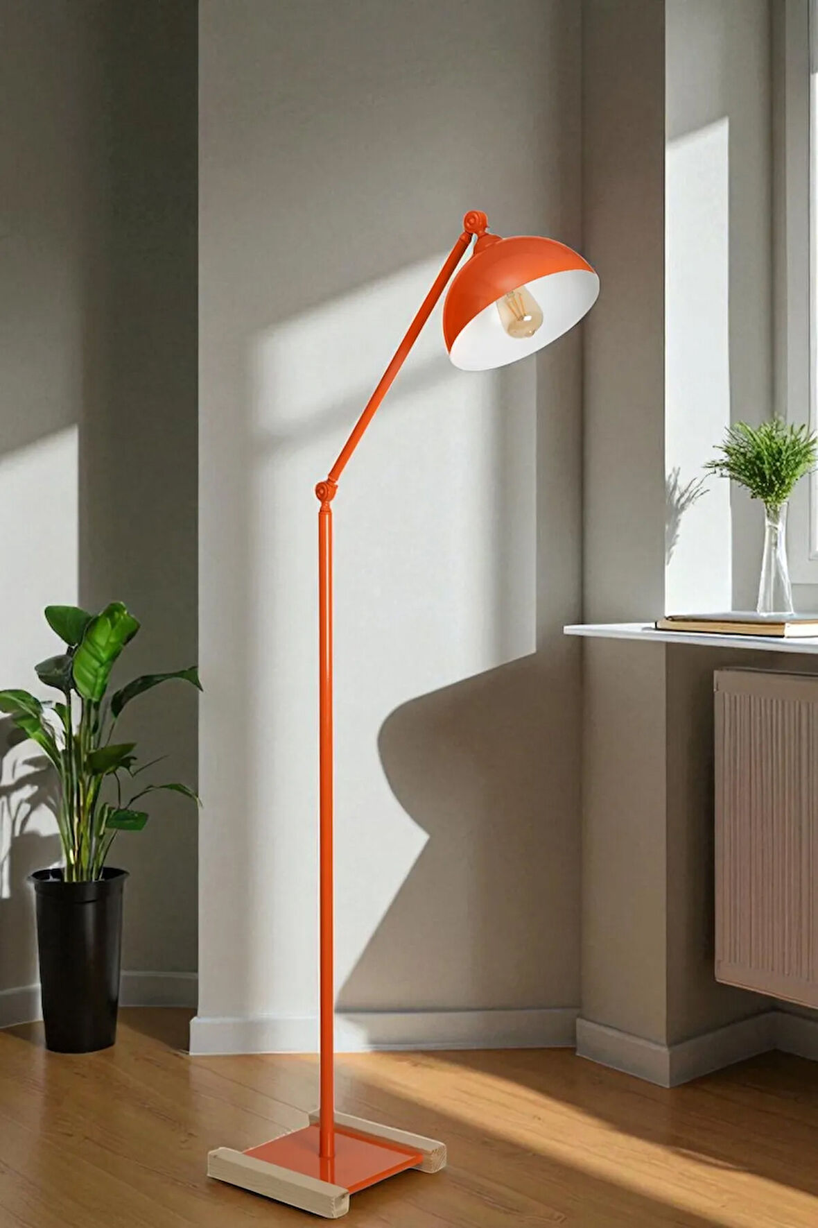 MİLAS TURUNCU RETRO BAŞLIKLI LAMBADER