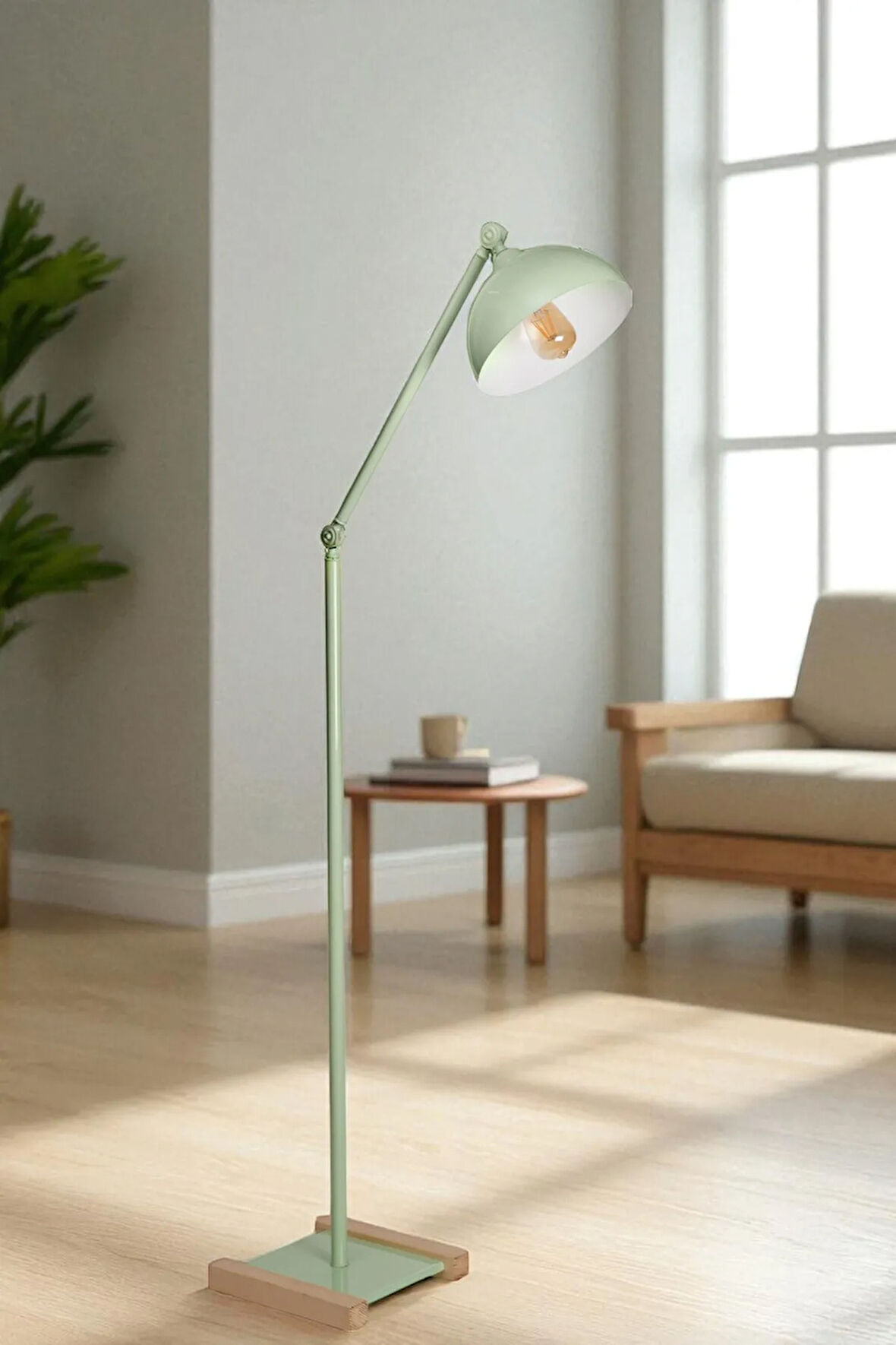 MİLAS YEŞİL RETRO BAŞLIKLI LAMBADER