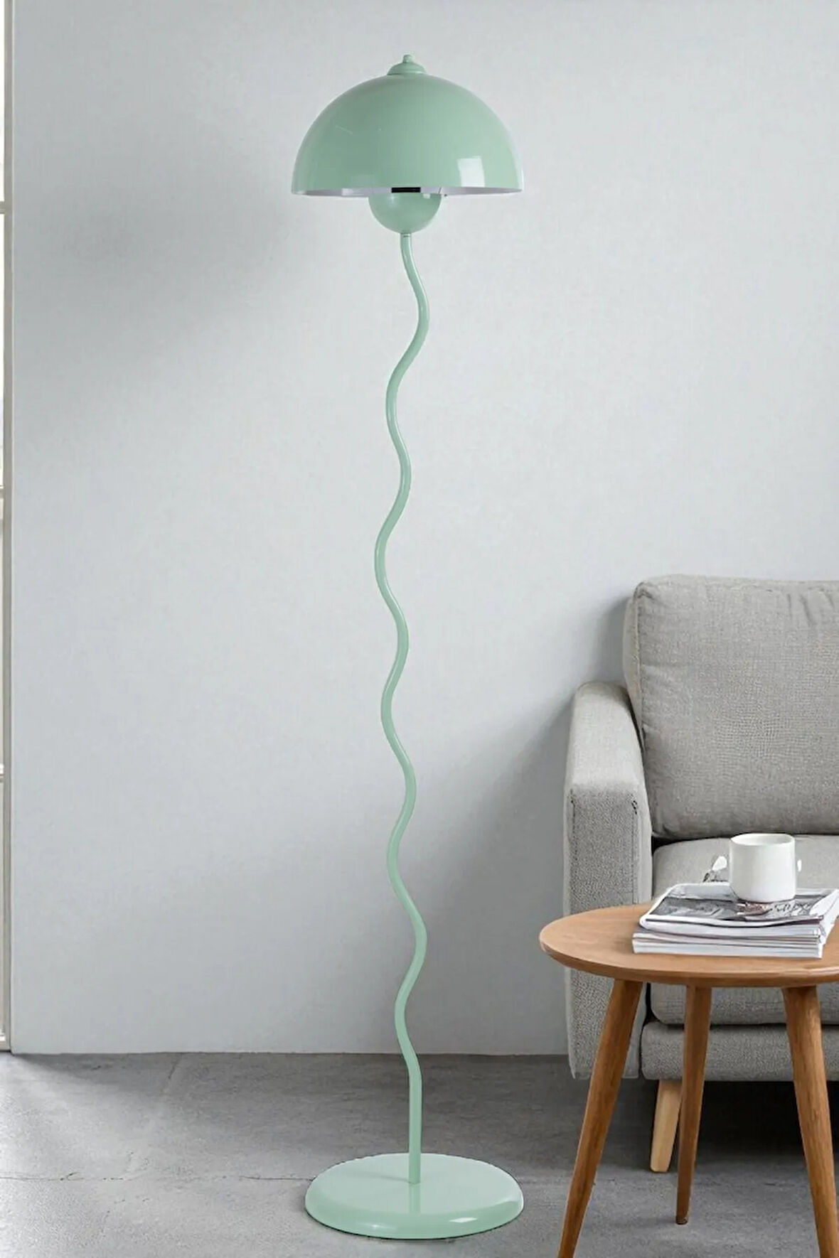 EVA YEŞİL LAMBADER RETRO BAŞLIKLI