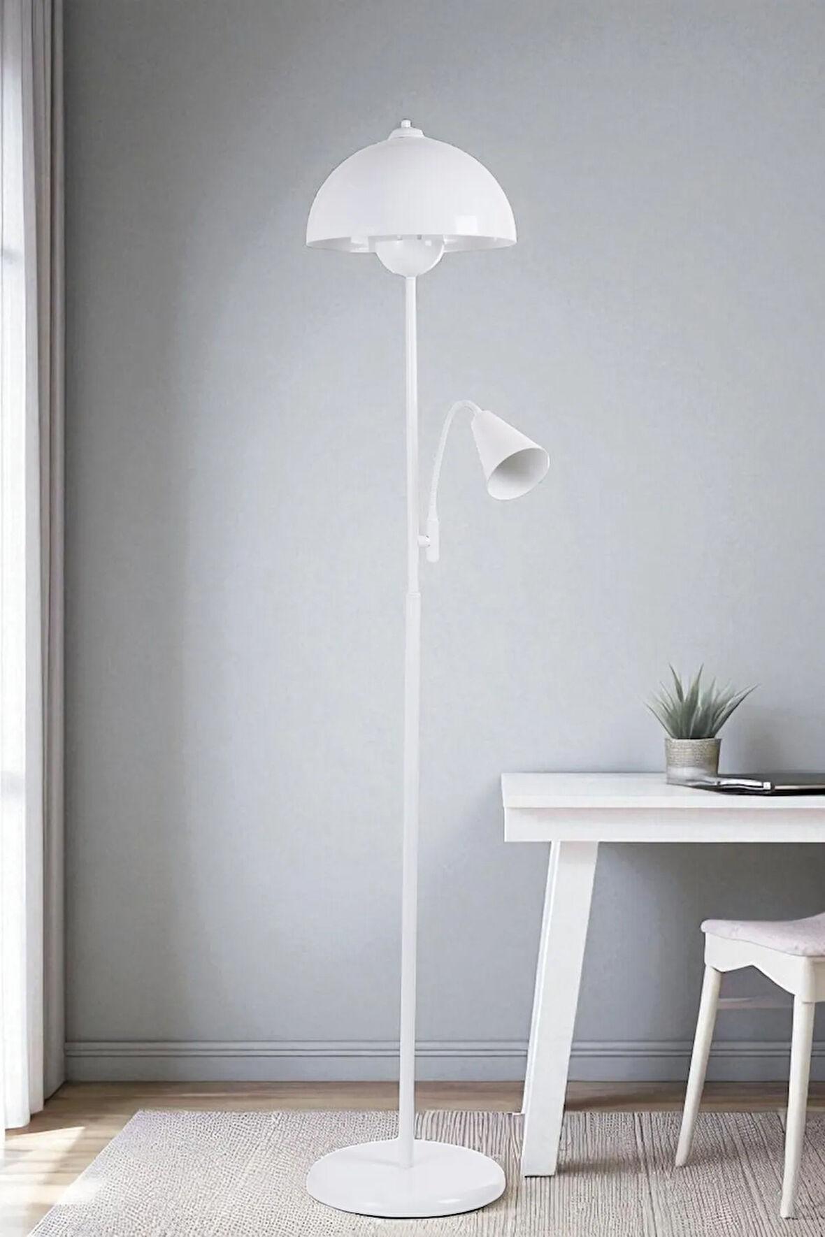 DEVİN BEYAZ LAMBADER RETRO BAŞLIKLI