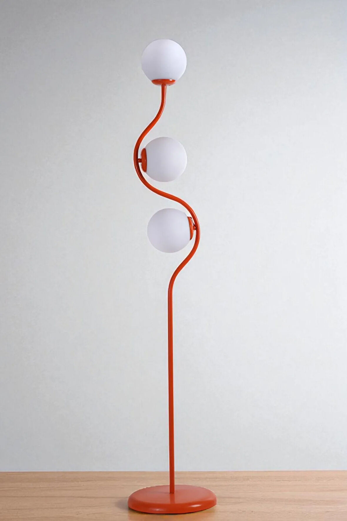 TURAN 3 LÜ TURUNCU LAMABDER BEYAZ CAMLI