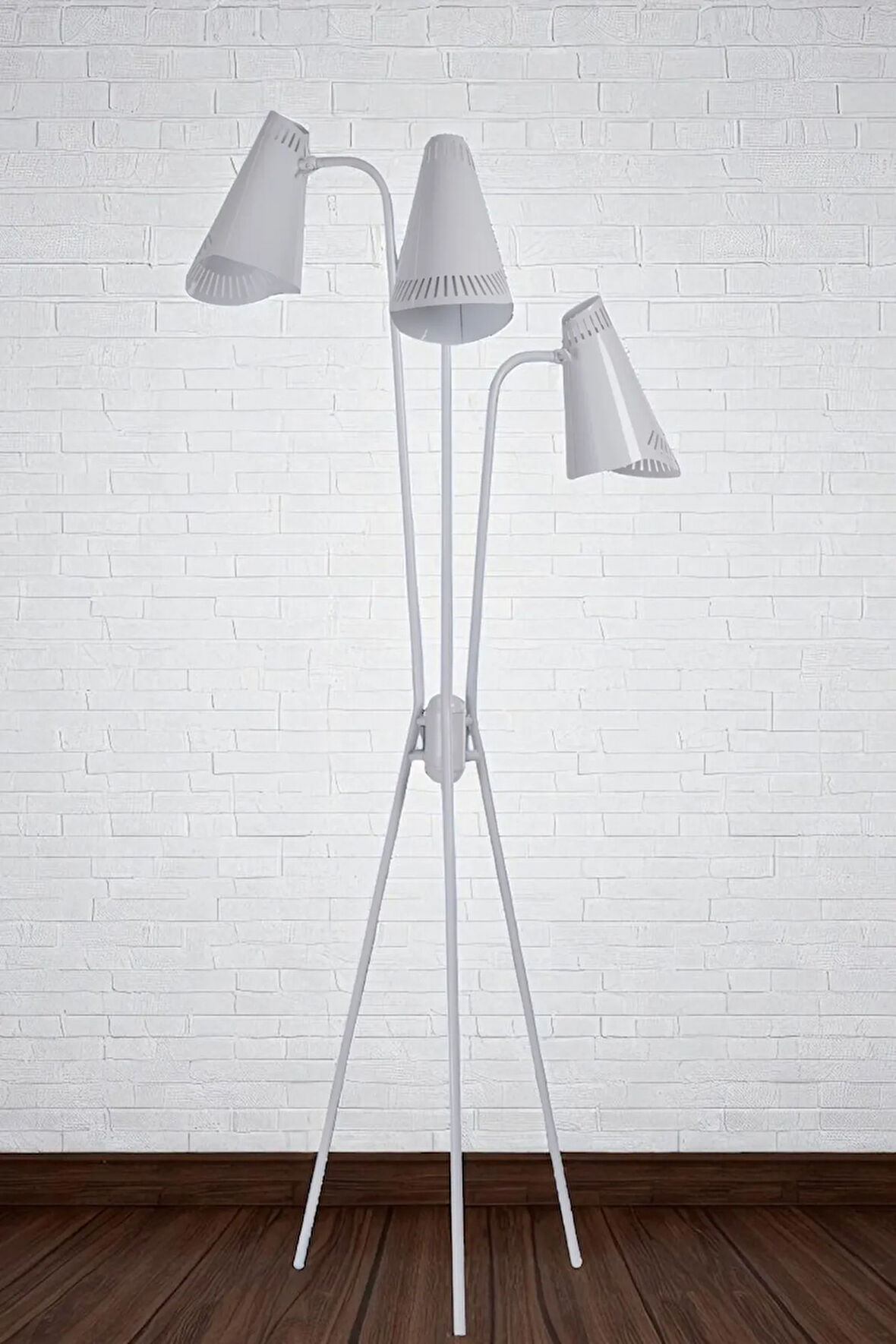 YENİ AKASYA 3 LÜ BEYAZ LAMBADER LAZER BAŞLIKLI