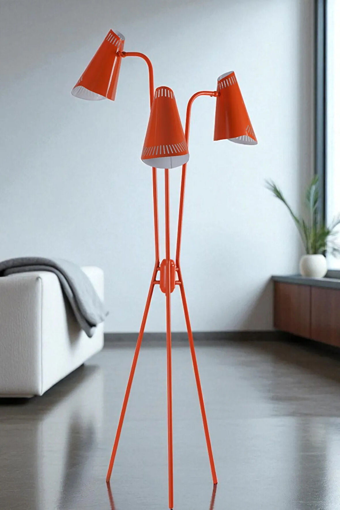 YENİ AKASYA 3 LÜ TURUNCU LAMBADER LAZER BAŞLIKLI