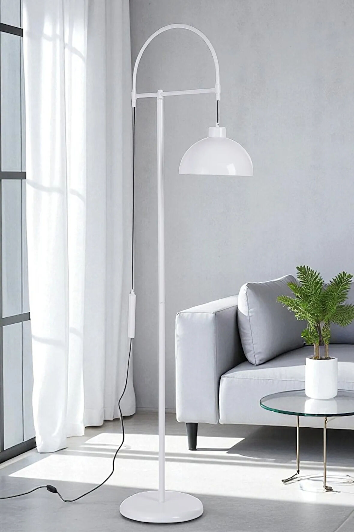 OMAY BEYAZ LAMBADER RETRO BAŞLIKLI