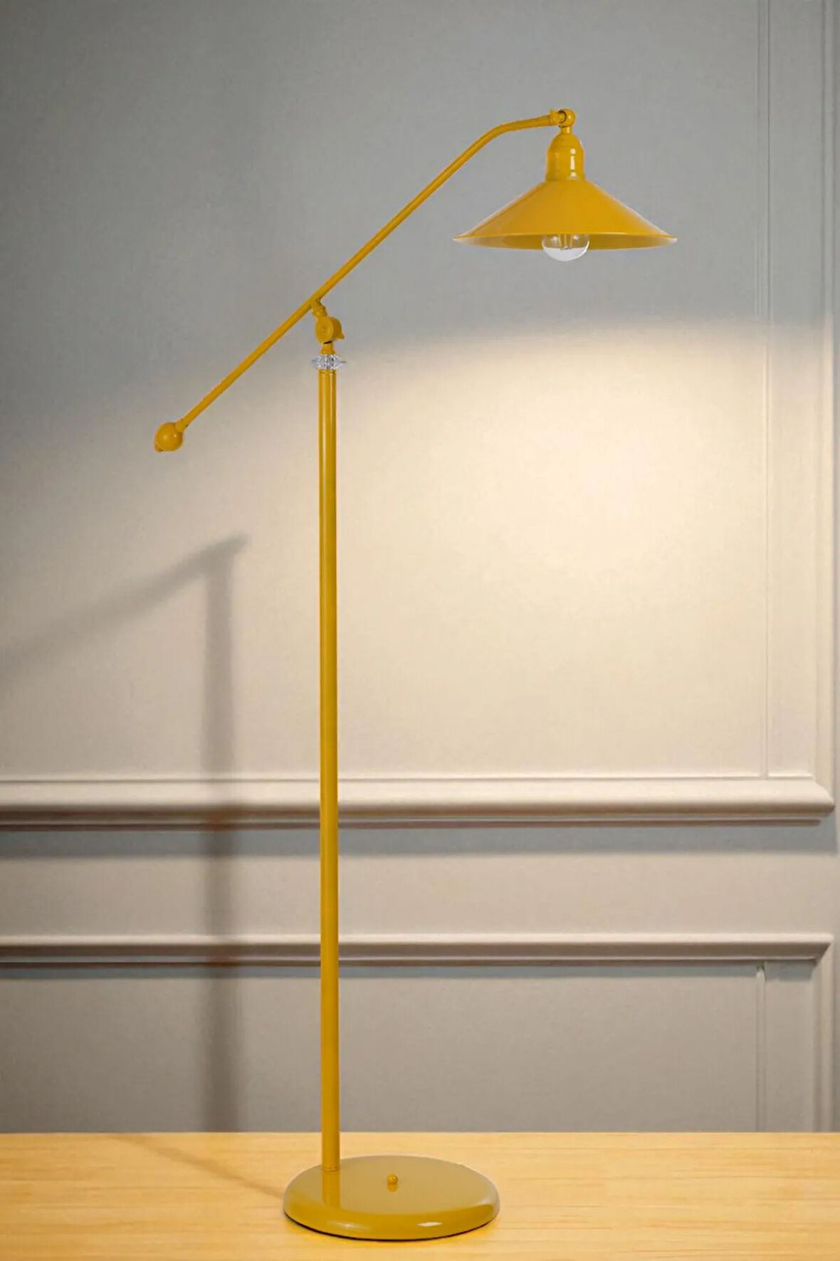 MOKA SARI LAMBADER METAL BAŞLIKLI