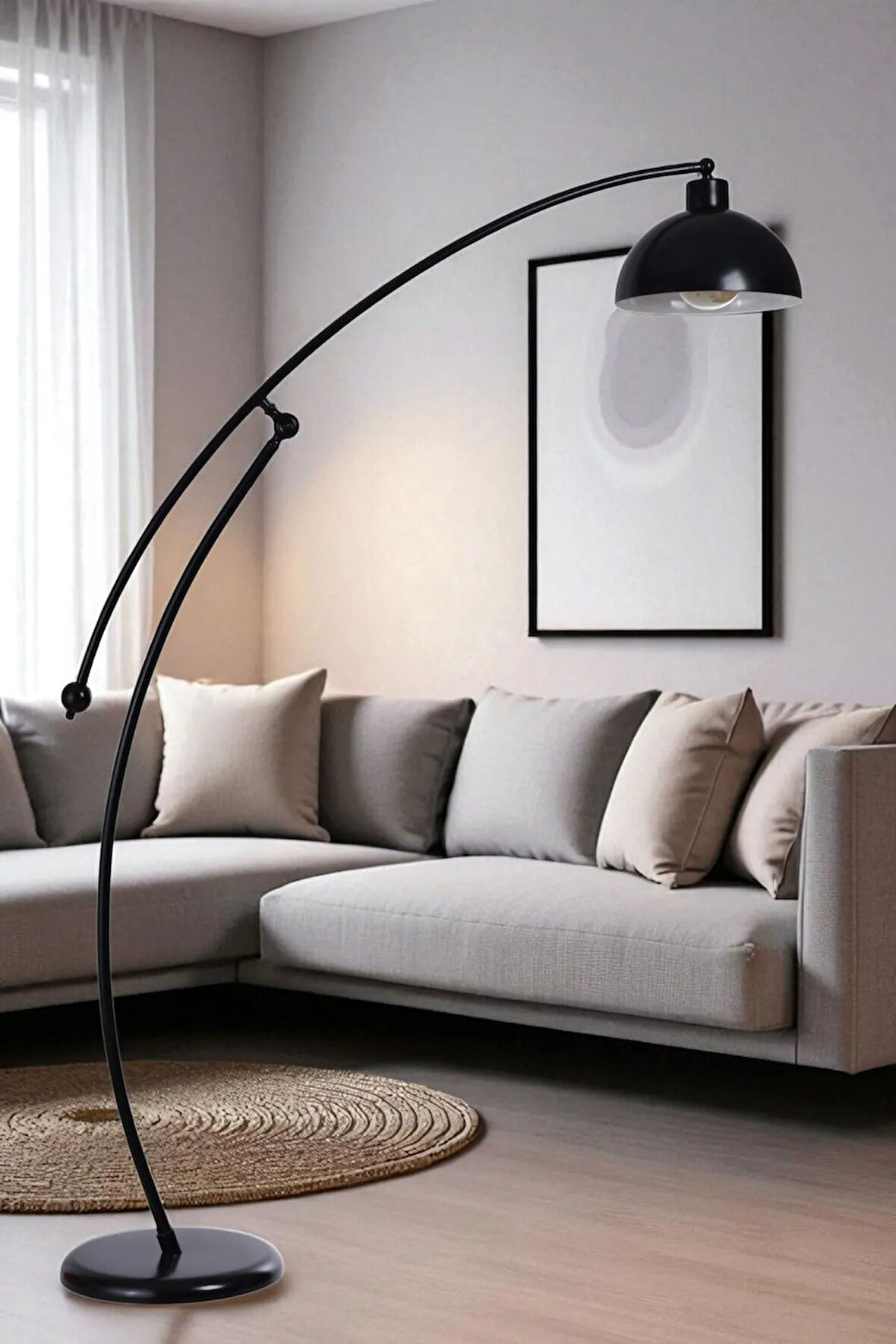 ZÜMRA SİYAH LAMBADER RETRO SİYAH BAŞLIKLI