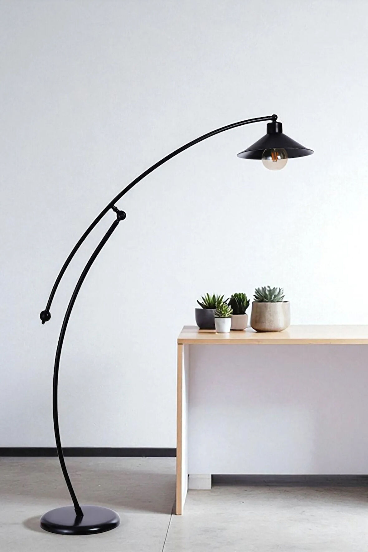 ZÜMRA SİYAH LAMBADER SİYAH METAL BAŞLIKLI