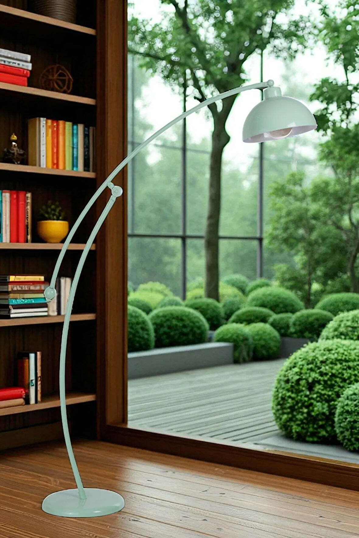 ZÜMRA YEŞİL LAMBADER RETRO YEŞİL BAŞLIKLI