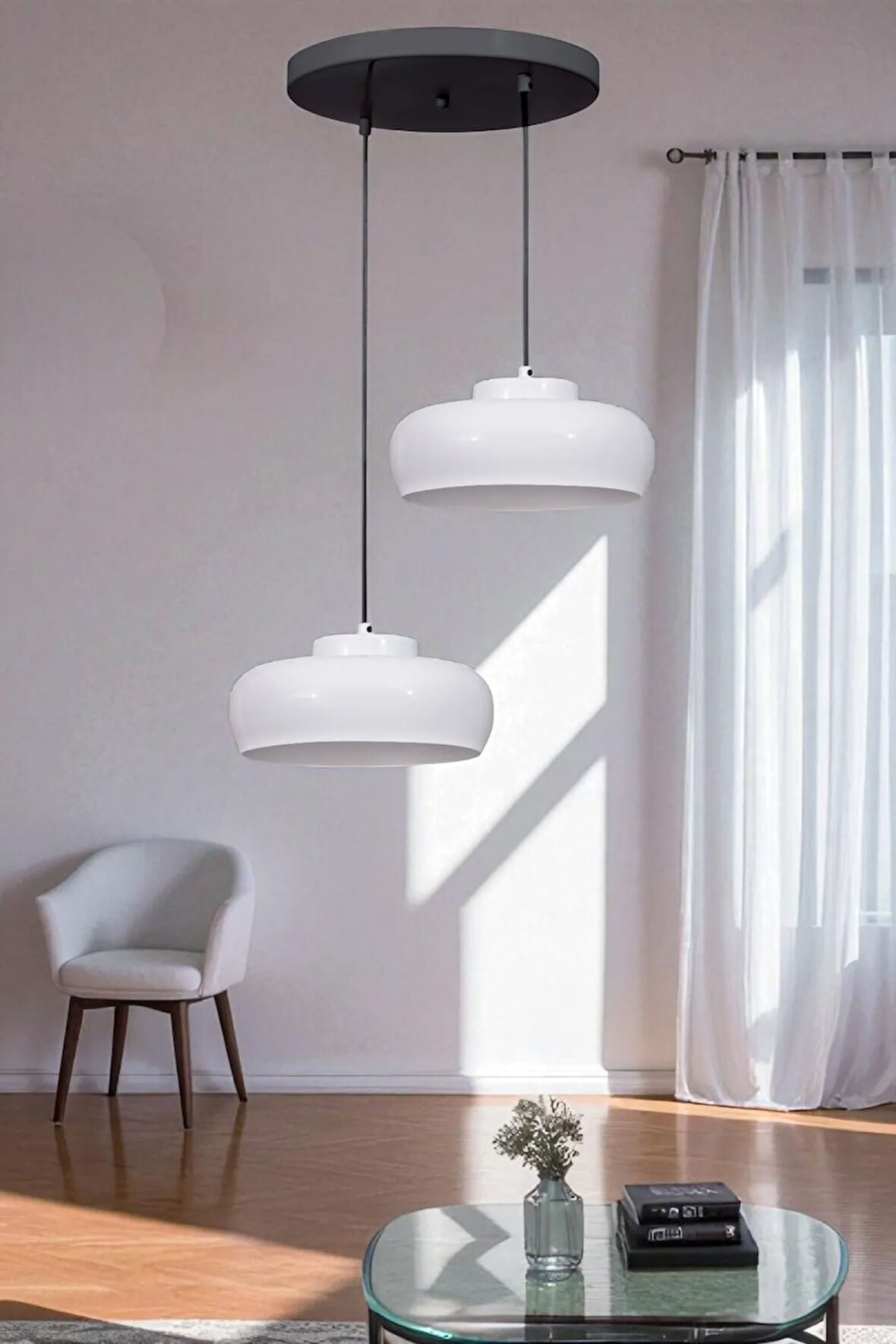 SMİTH 2 Lİ TEPSİLİ BEYAZ SARKIT