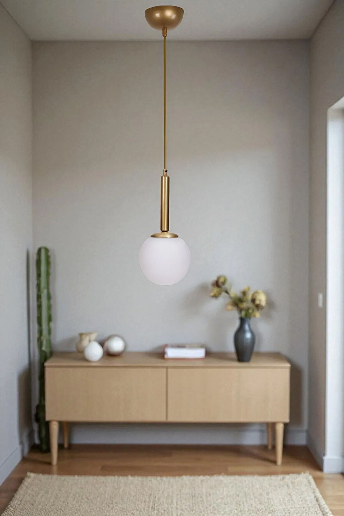 SEZGİ TEKLİ ESKİTME BEYAZ CAMLI SARKIT