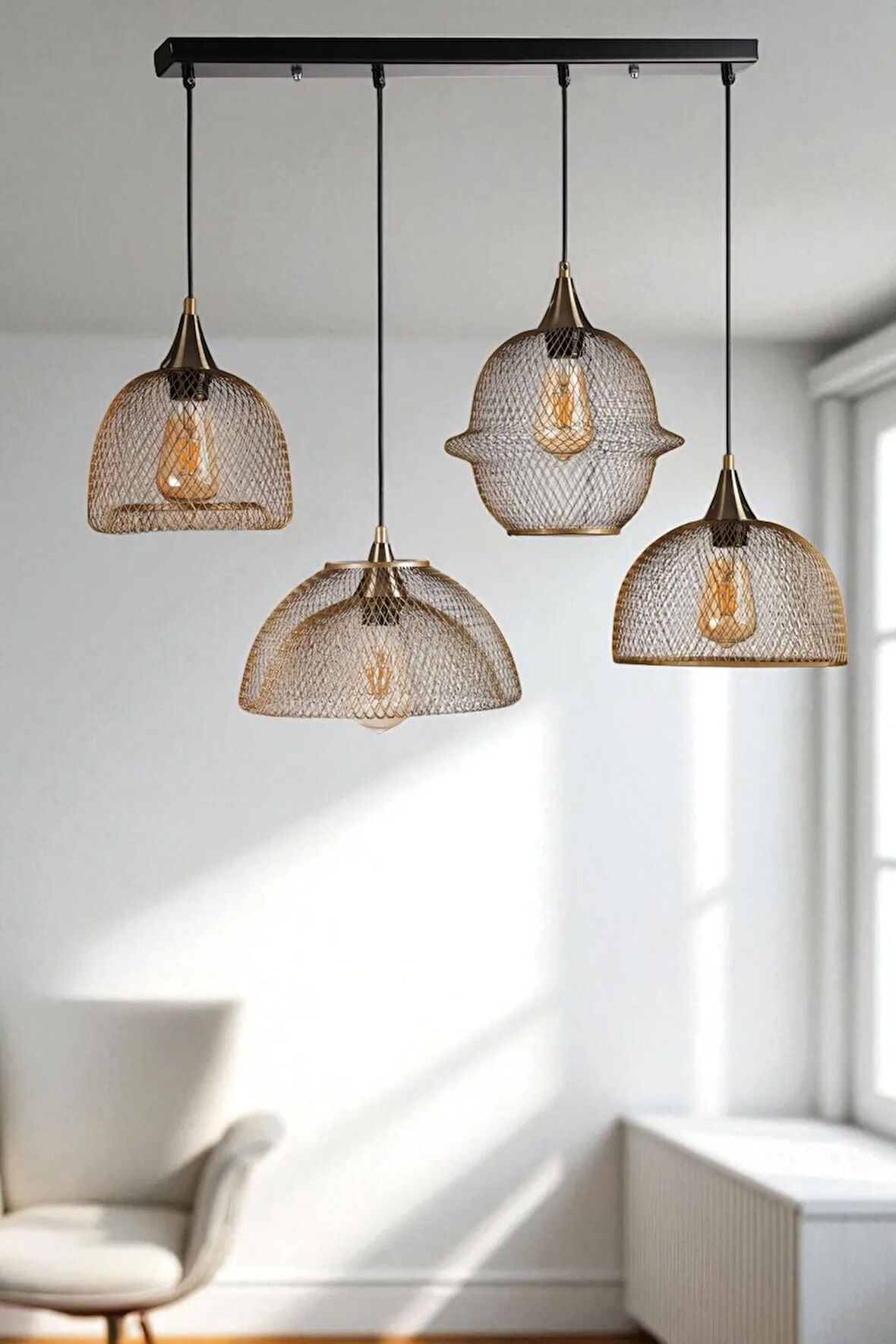 KARMAŞIK 4 LÜ SIRALI ESKİTME SARKIT