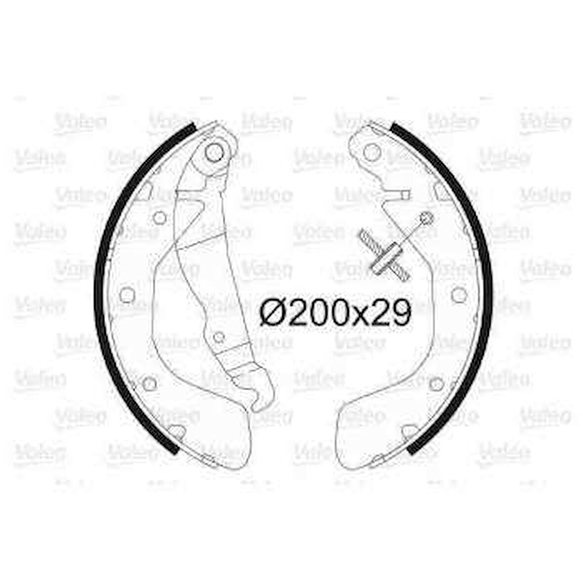 Opel Arka Fren Balatası İnce Tip Corsa B Astra F - Valeo 562077