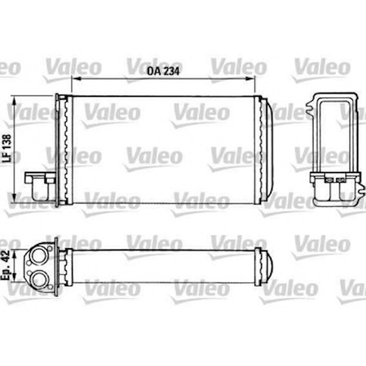 Psa Kalorıfer Radyatoru P205 P205 II P309 85> - Valeo 883965