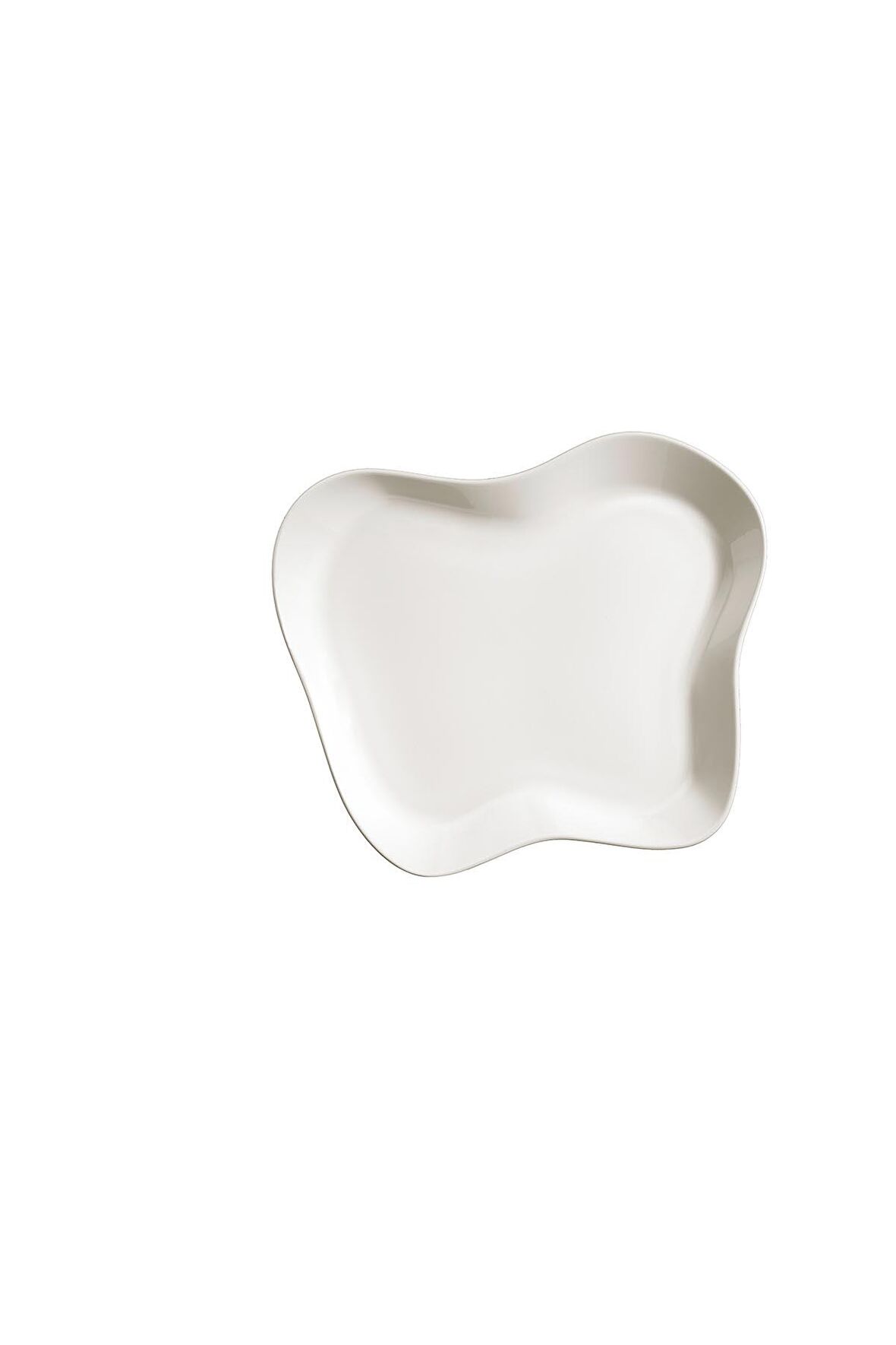 Skallop 2 Parça 28x25 cm Kayık Seti Krem