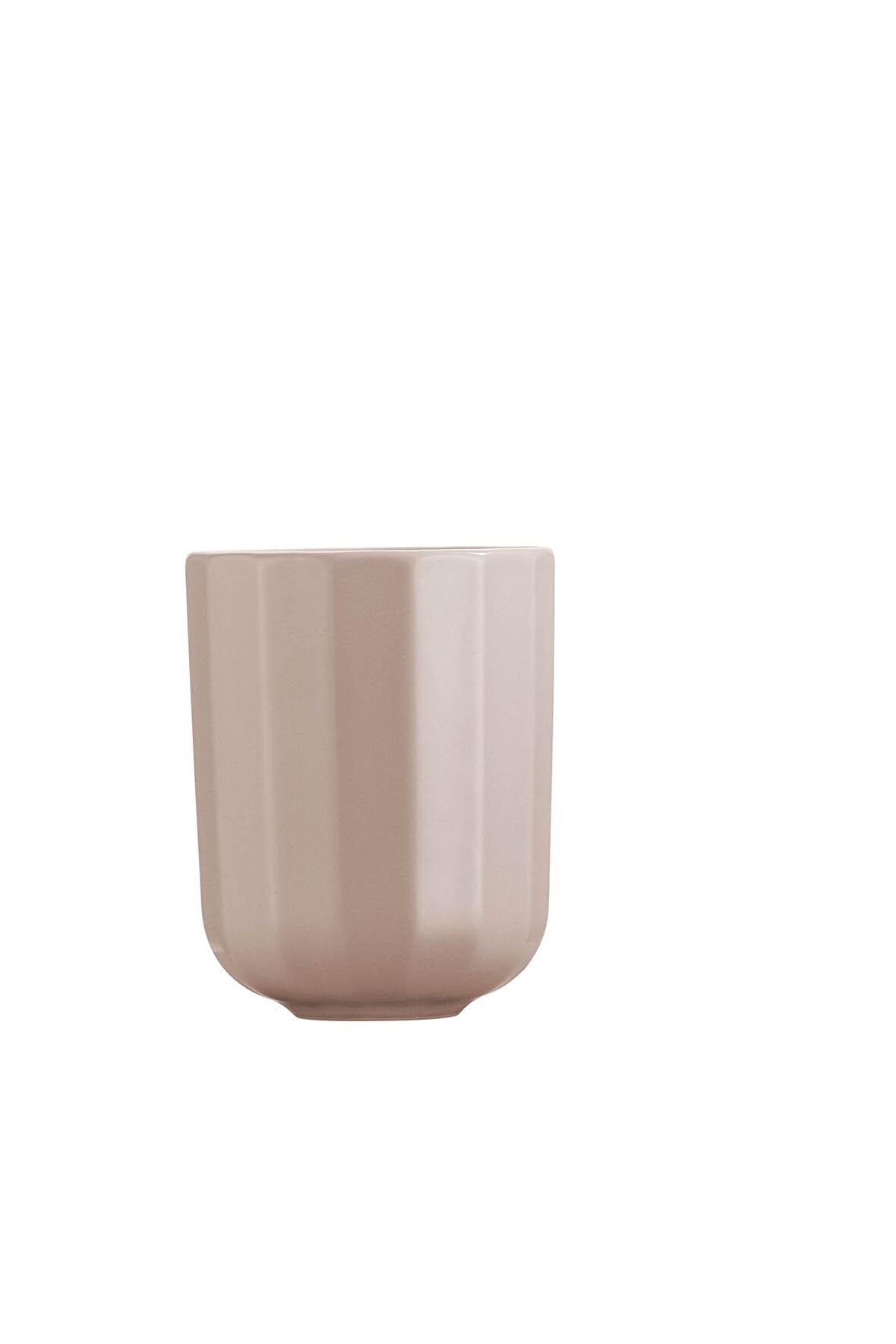 Bevel Kulpsuz Mug 450 Cc Mat Pembe