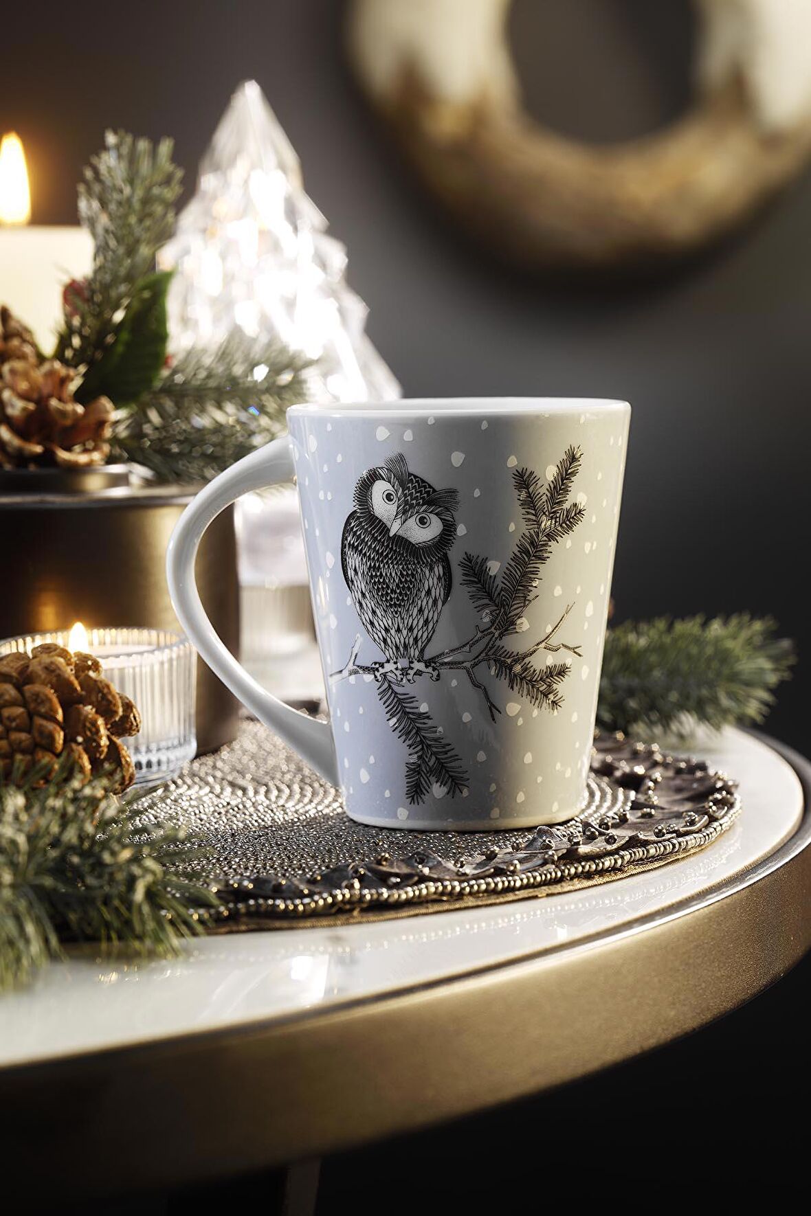 Kütahya Porselen Snowy Mug Bardak Tek Kişilik