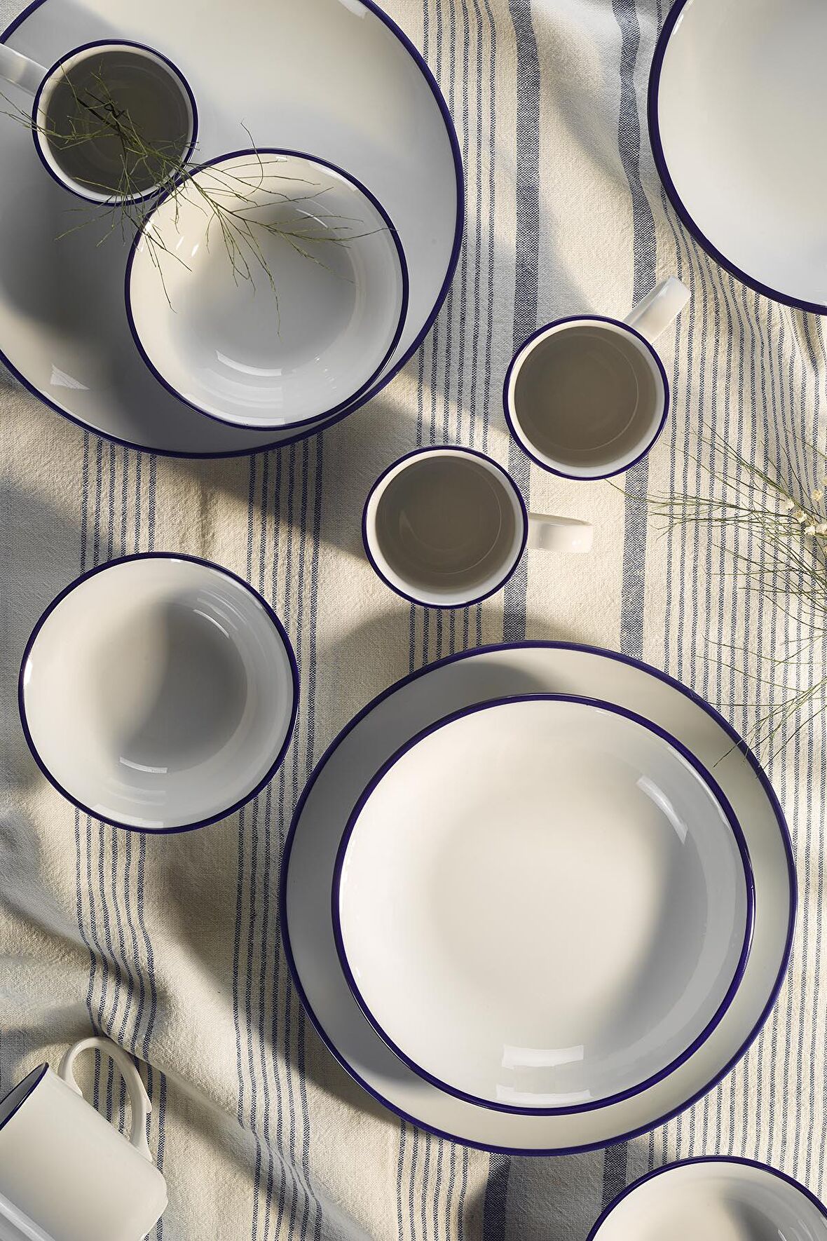 Kütahya Porselen Kobalt 16 Parça 4 Kişilik Yemek Takımı