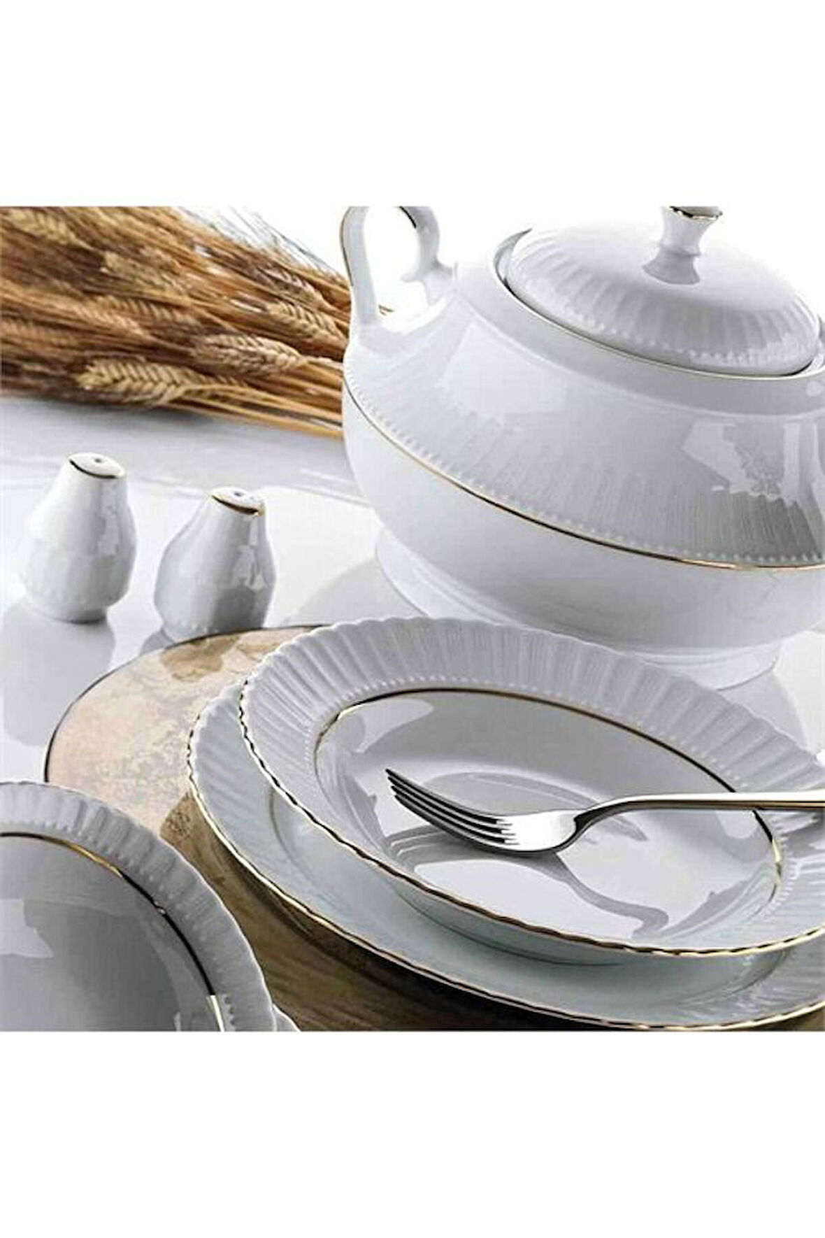 Kütahya Porselen 15 Cm Sedef Kase 6 Lı Mat Altın SF15KK521 