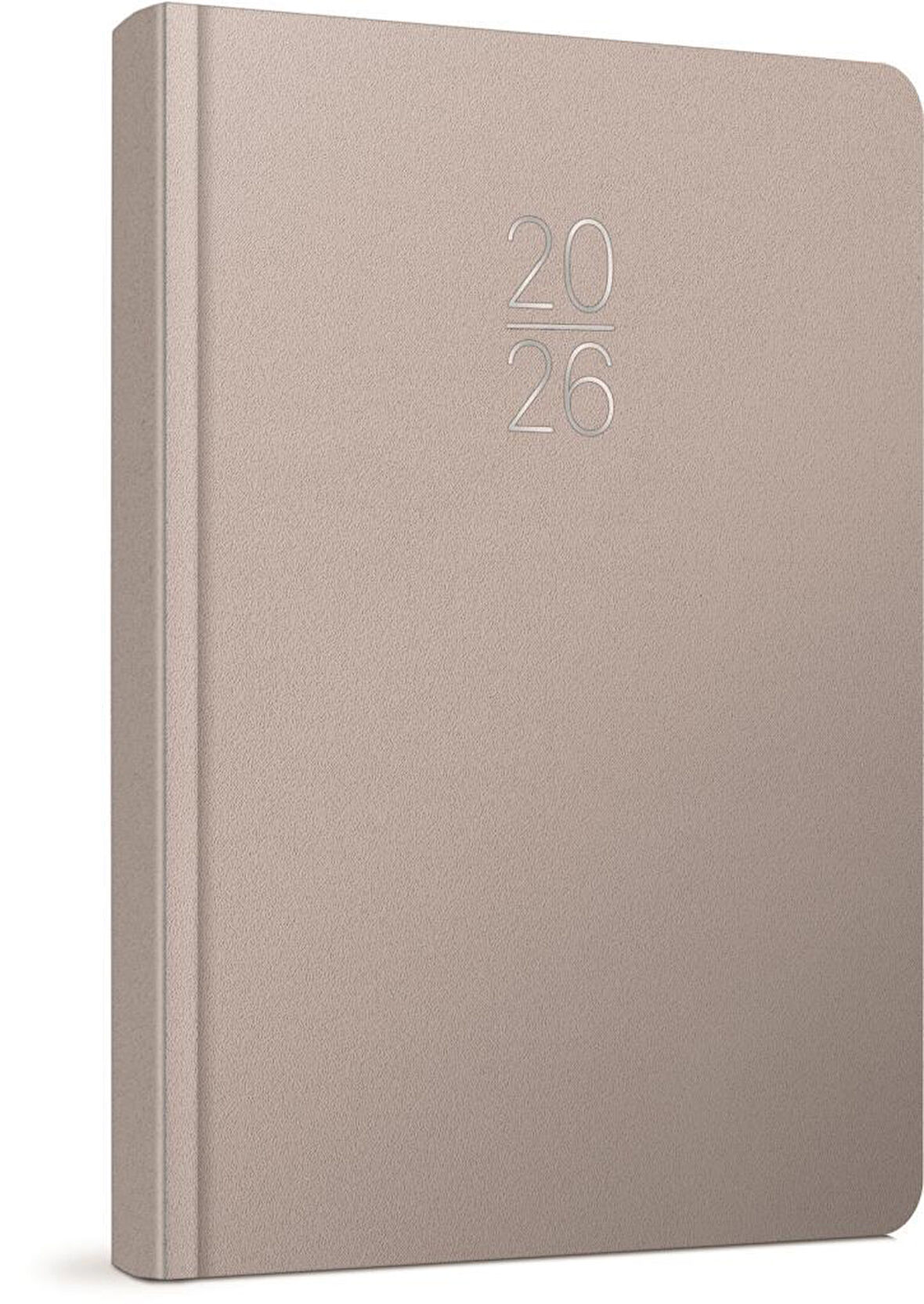 Gıpta 2026 Günlük Çizgili Ajanda 14x20 cm 100-ECK Gri