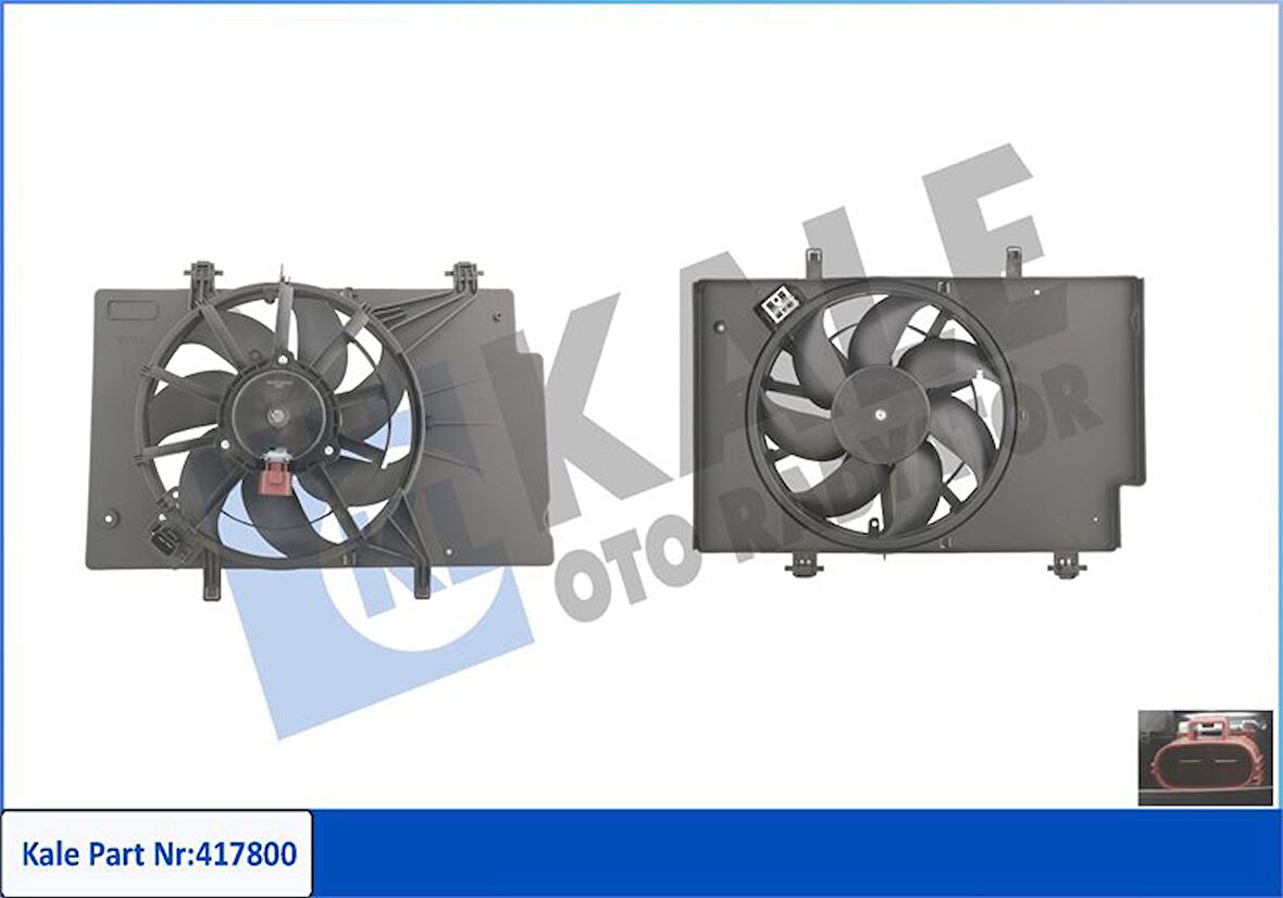Ford Fan Motoru Davlunbaz ( /+ac) Fiesta VI  Courıer 1,4 / 1,4tdci / 1,5tdci / 1,6tdci 08 /> B Max 1,5tdc - Kale 417800