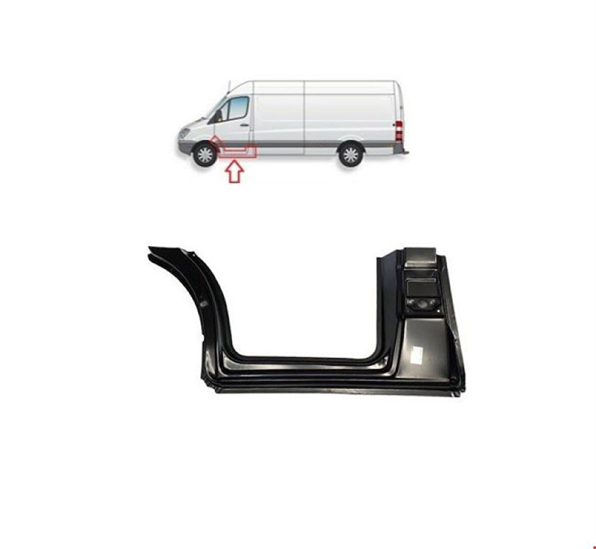 Mercedes On Kapı Frangart Alt Sol Sprinter 06> - Vortex V2206715