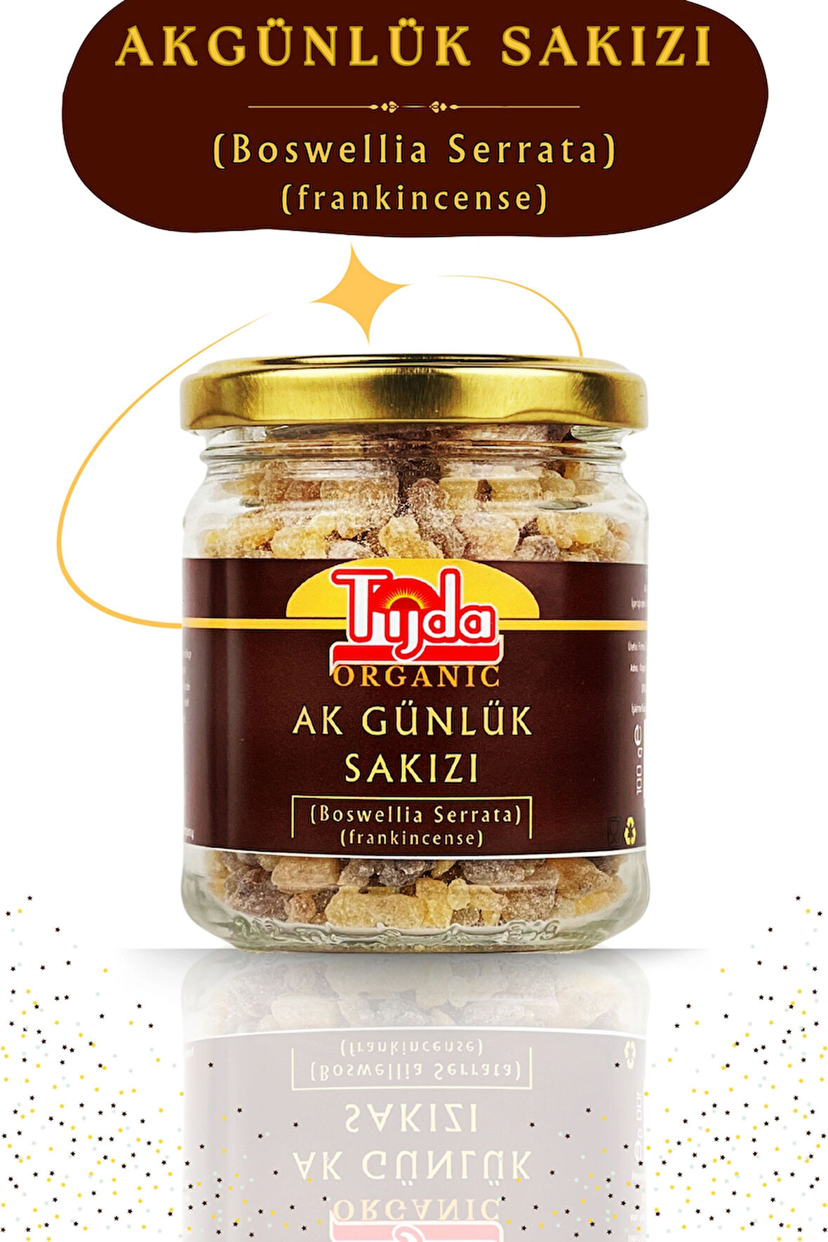 Akgünlük Sakızı 100 gram Ak Günlük Reçine Günlük Bitkisi Sığla Sakızı Boswellia Serrata