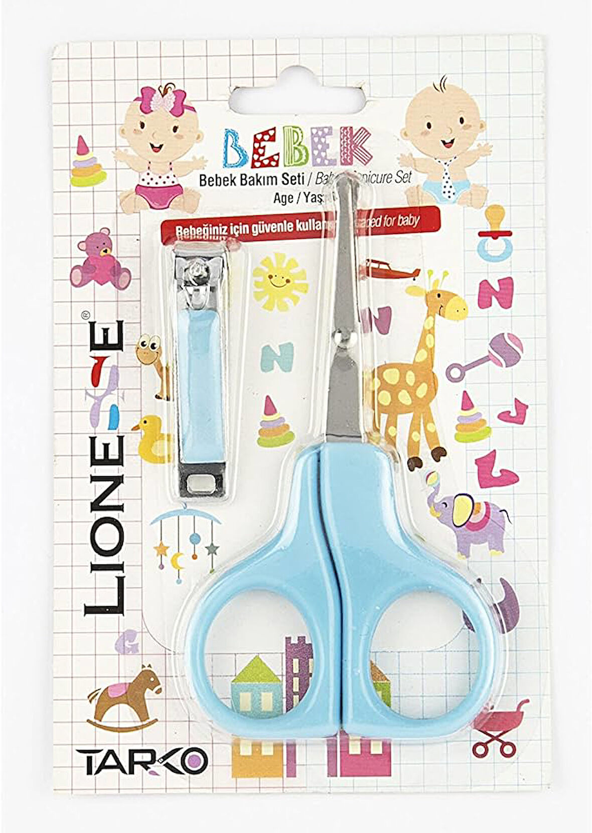 Lionesse Bebek Bakım Seti (LNS:2012) - Mavi