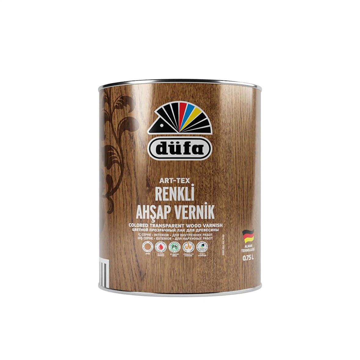 Düfa ART-TEX Renkli Ahşap Verniği 9501 Siyah 0.75 l