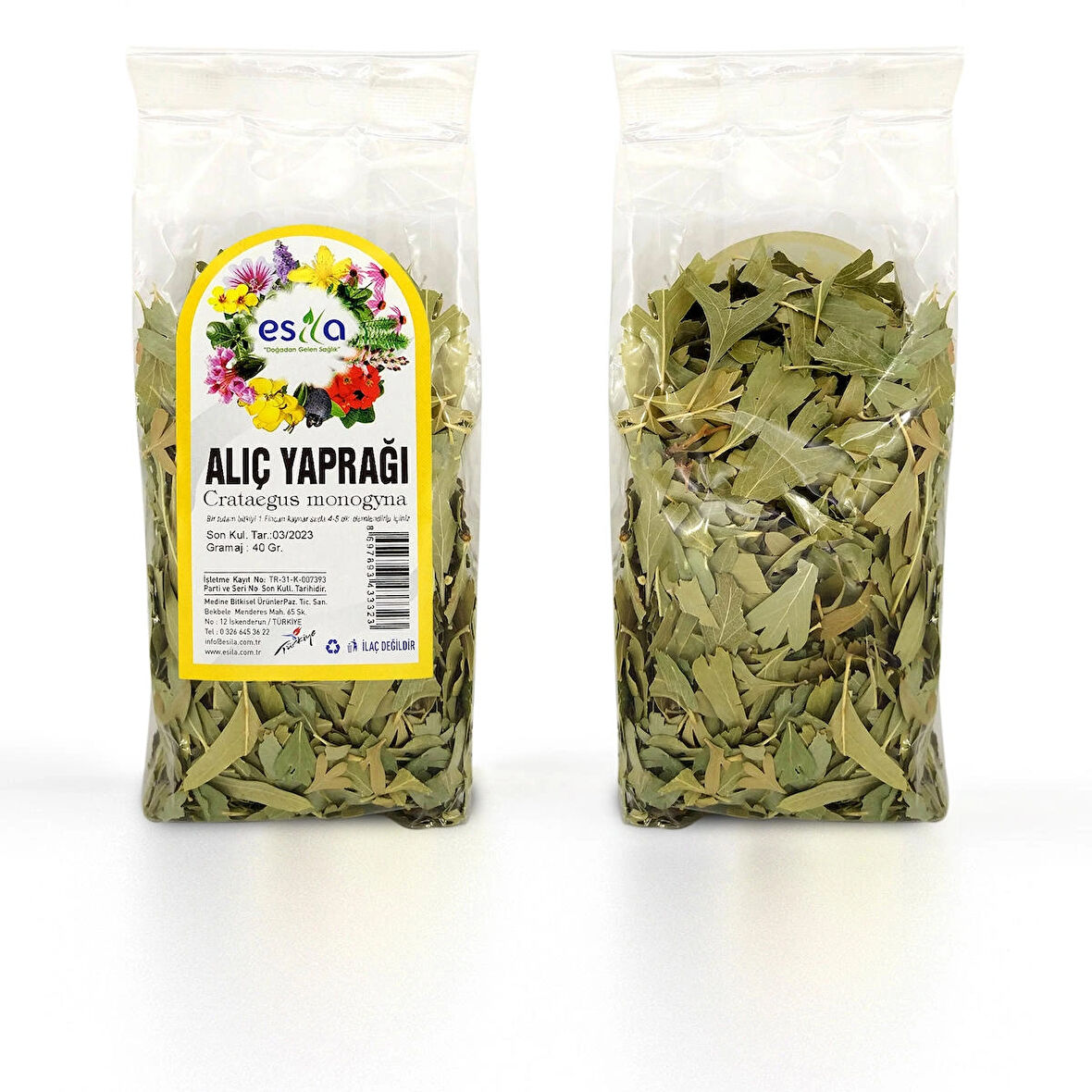 Esila Alıç Yaprağı Poşet Bitki 40 Gr.
