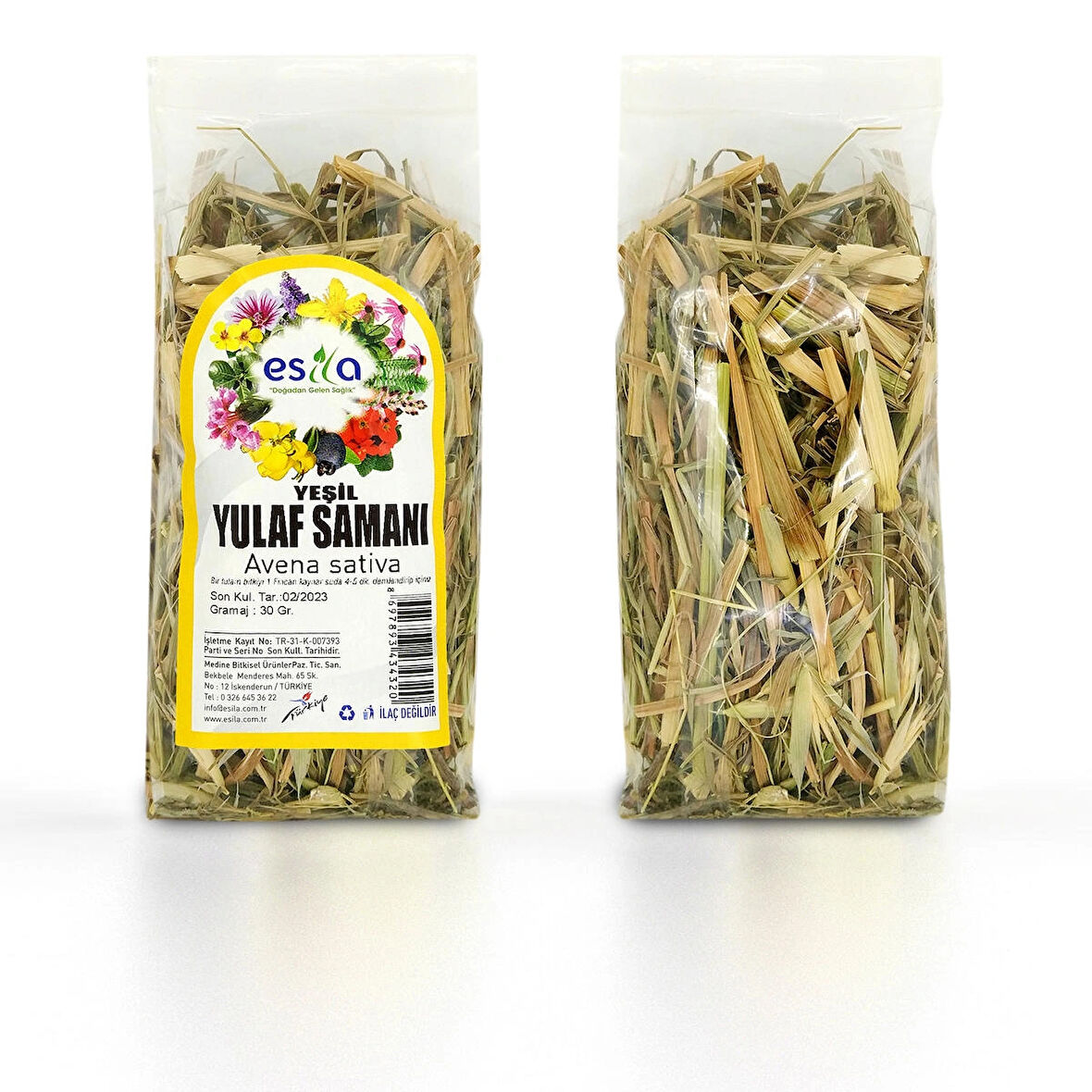 Esila Yulaf Samanı Poşet Bitki 30 Gr.