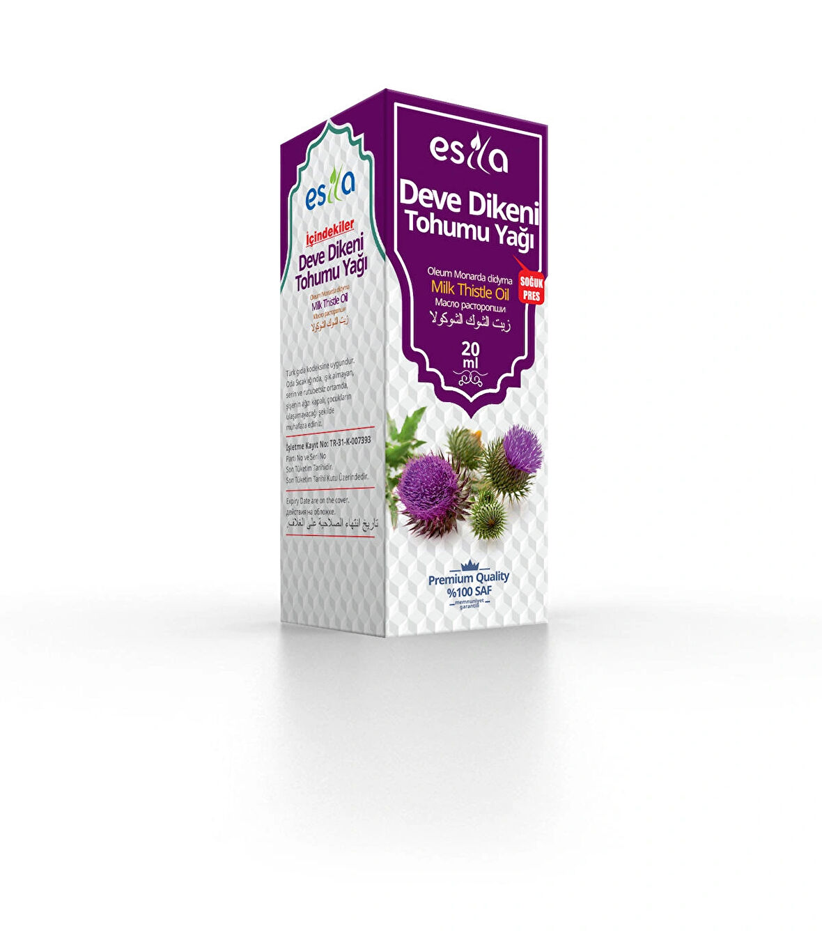 Esila Deve Dikeni Tohumu Yağı 20 ml.
